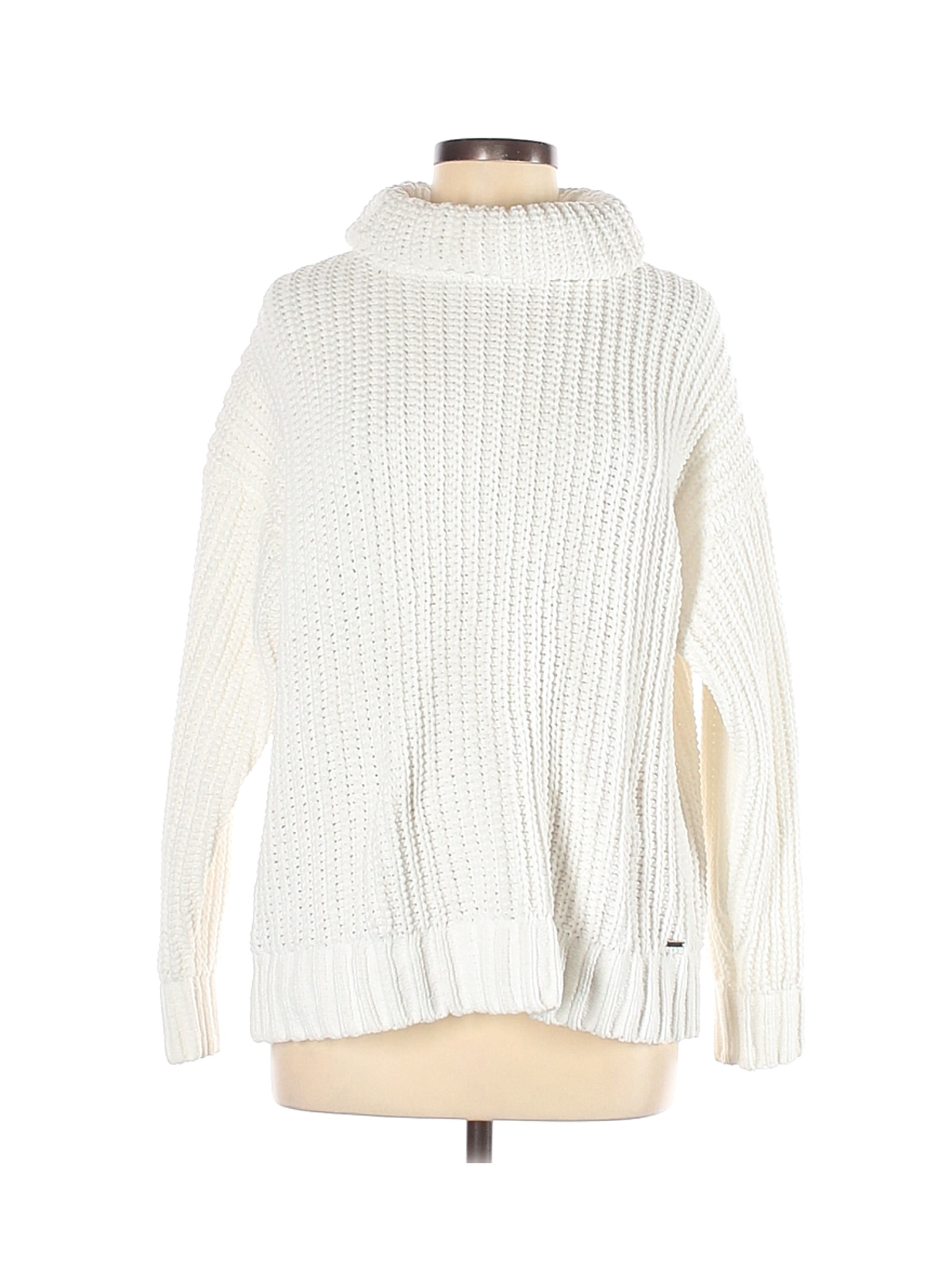 Hollister Women White Turtleneck Sweater S | eBay