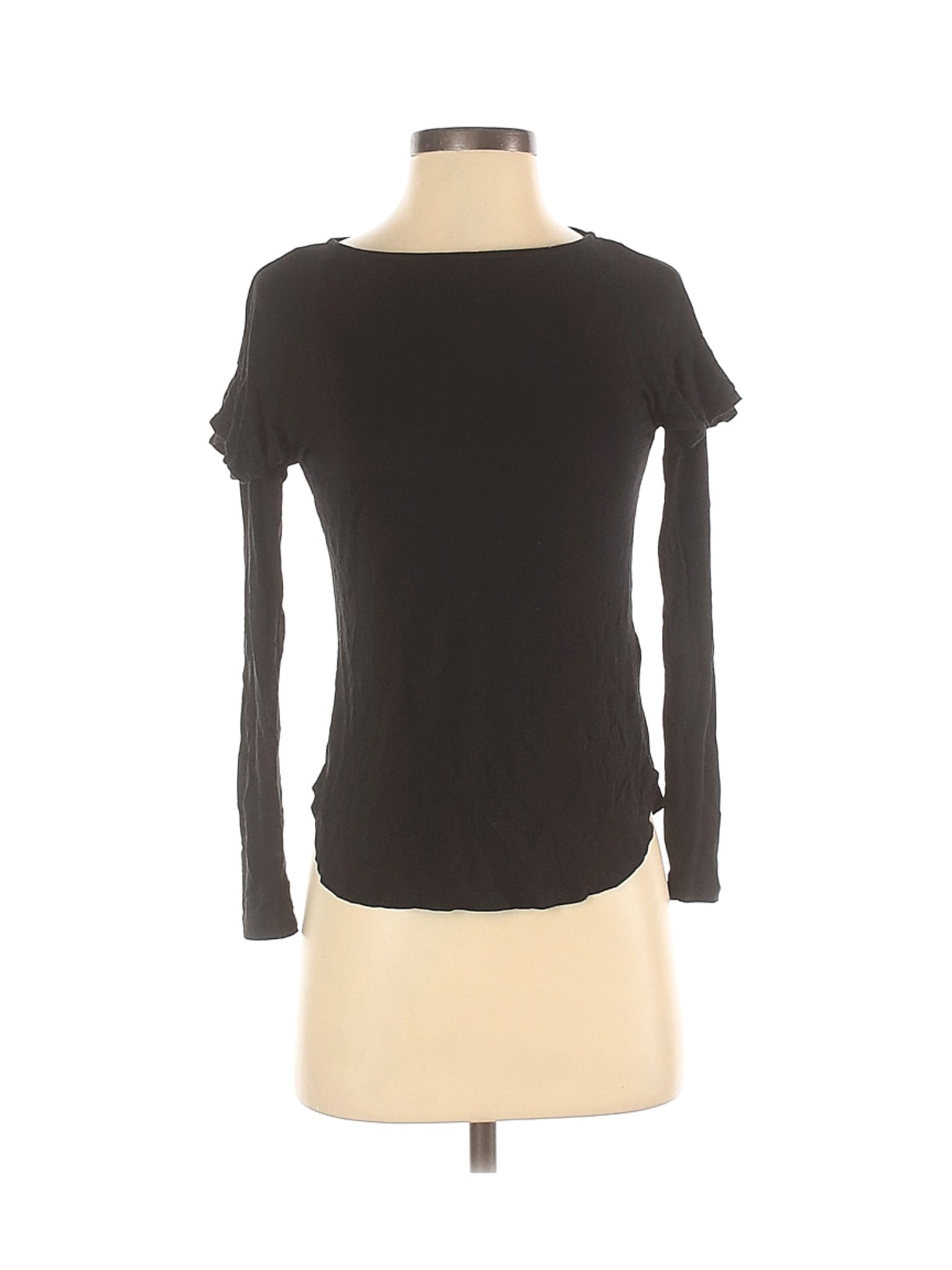 H&M Women Black Long Sleeve T-Shirt XS | eBay