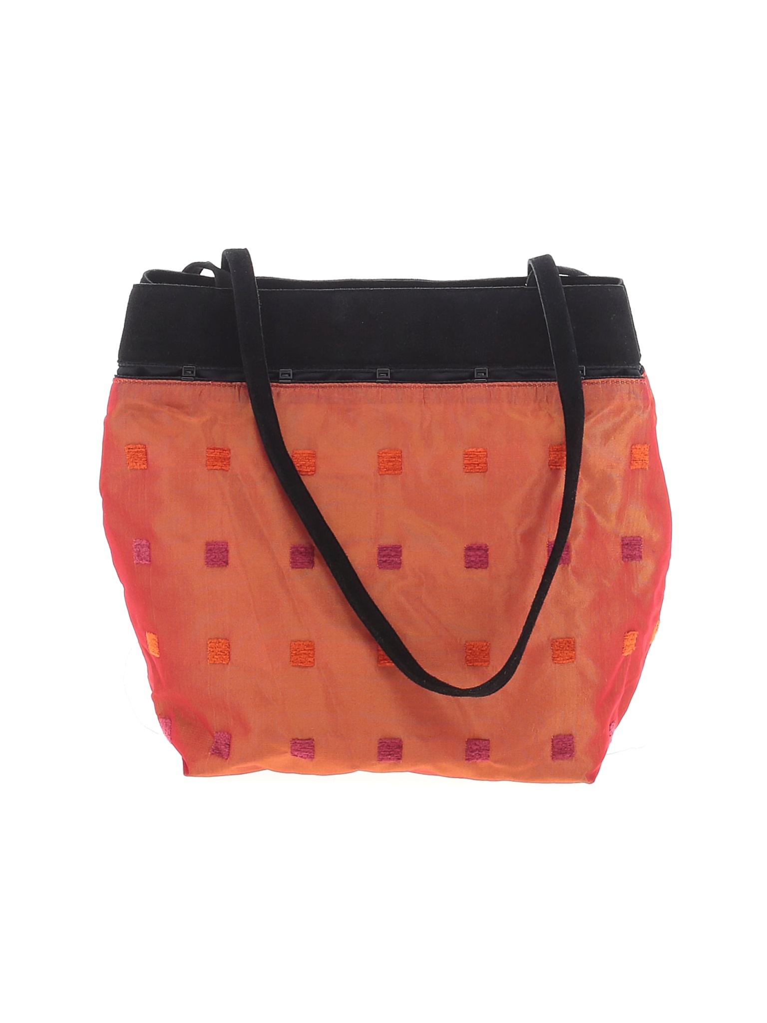 neon orange shoulder bag