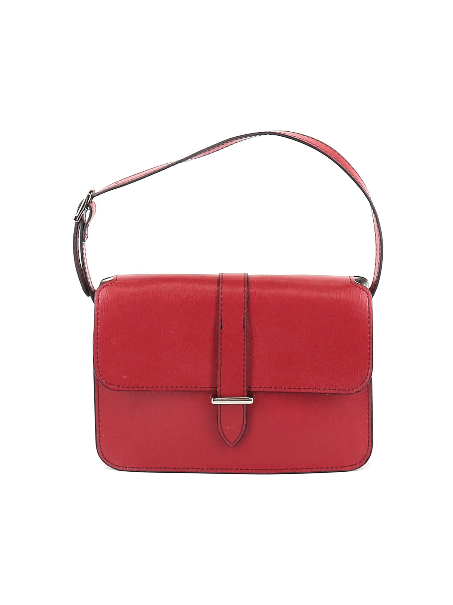 Jack Georges Women Red Leather Shoulder Bag One Size | eBay
