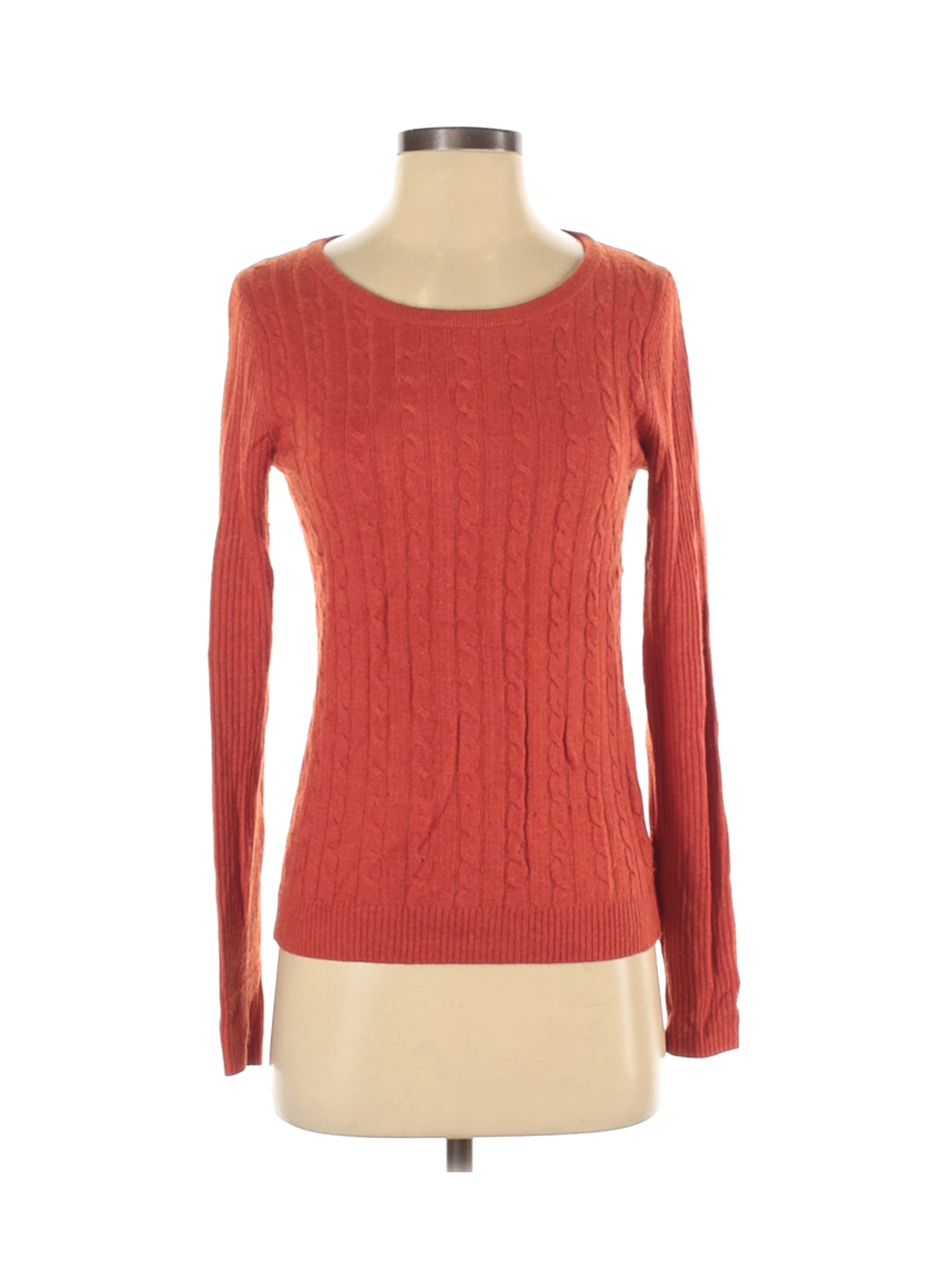 Uniqlo Women Orange Pullover Sweater S | eBay