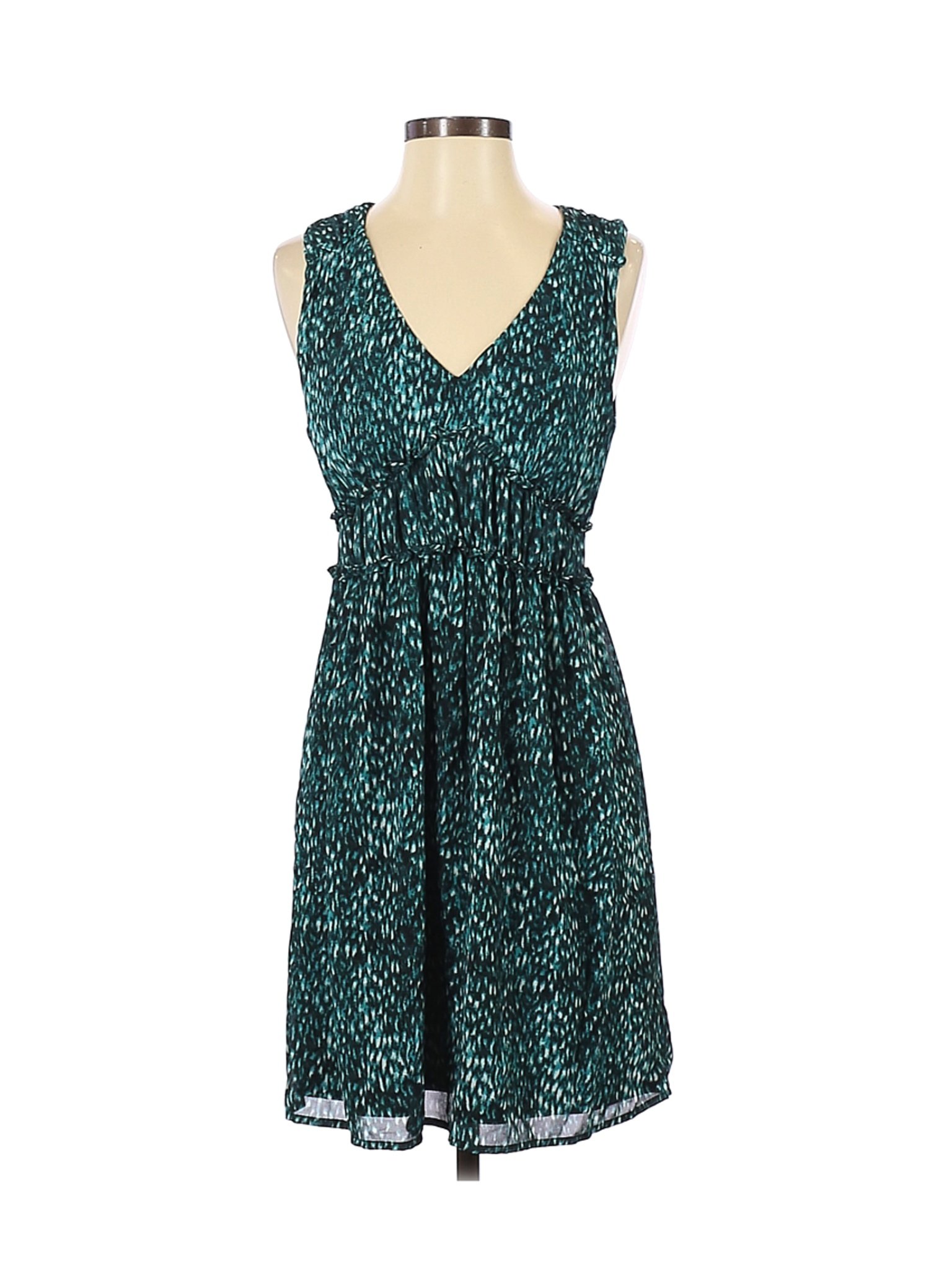 Forever 21 Contemporary Women Green Casual Dress XS | eBay