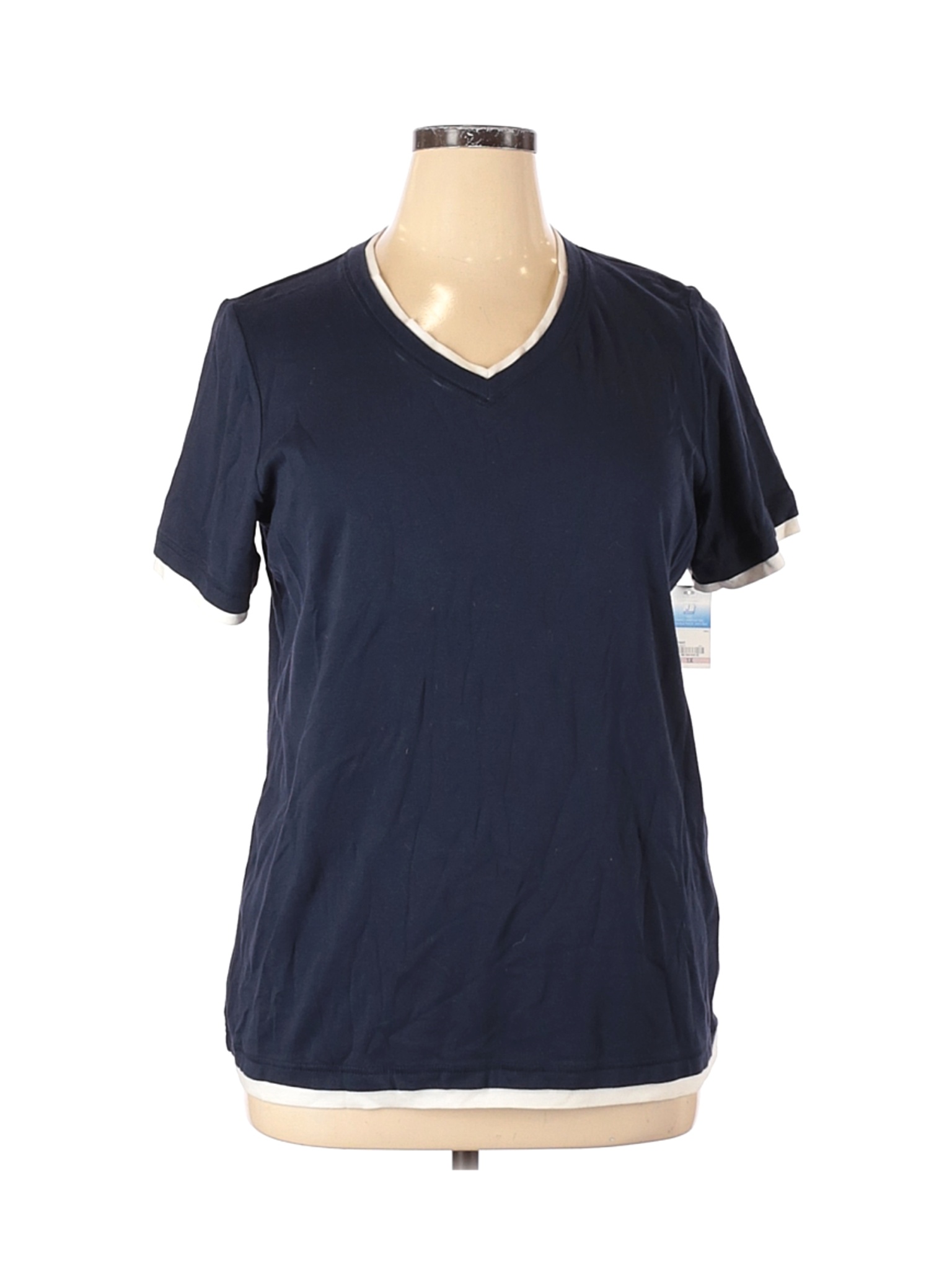 NWT SB Active Women Blue Short Sleeve Top 1X Plus eBay