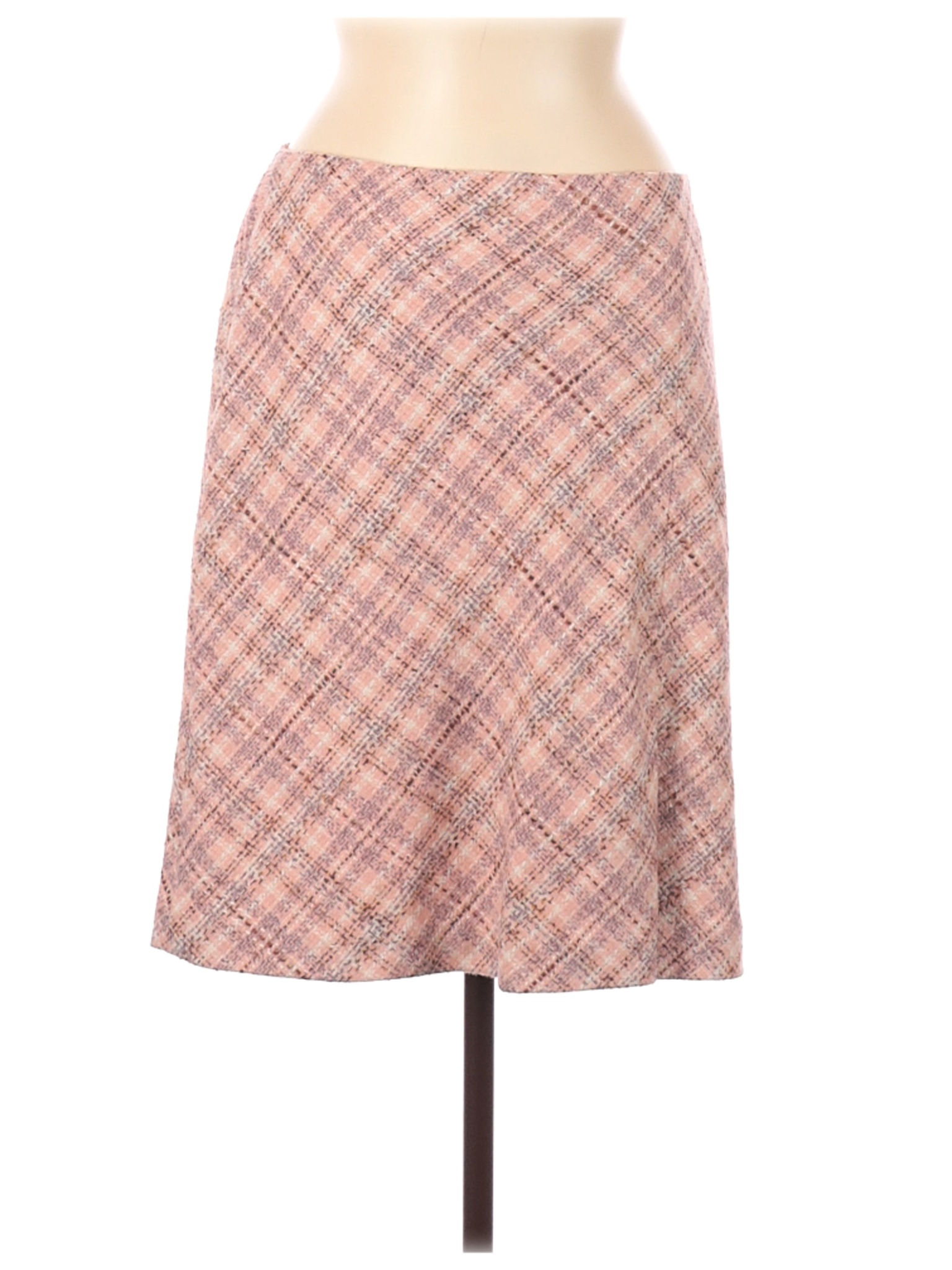 Ann Taylor LOFT Women Pink Wool Skirt 6 | eBay
