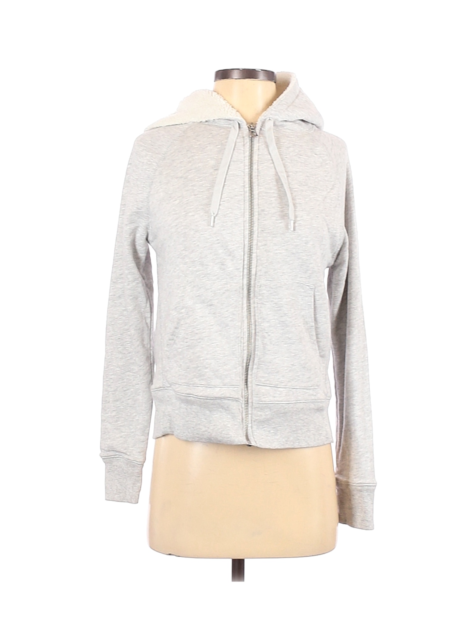 Gap Women White Zip Up Hoodie XS | eBay