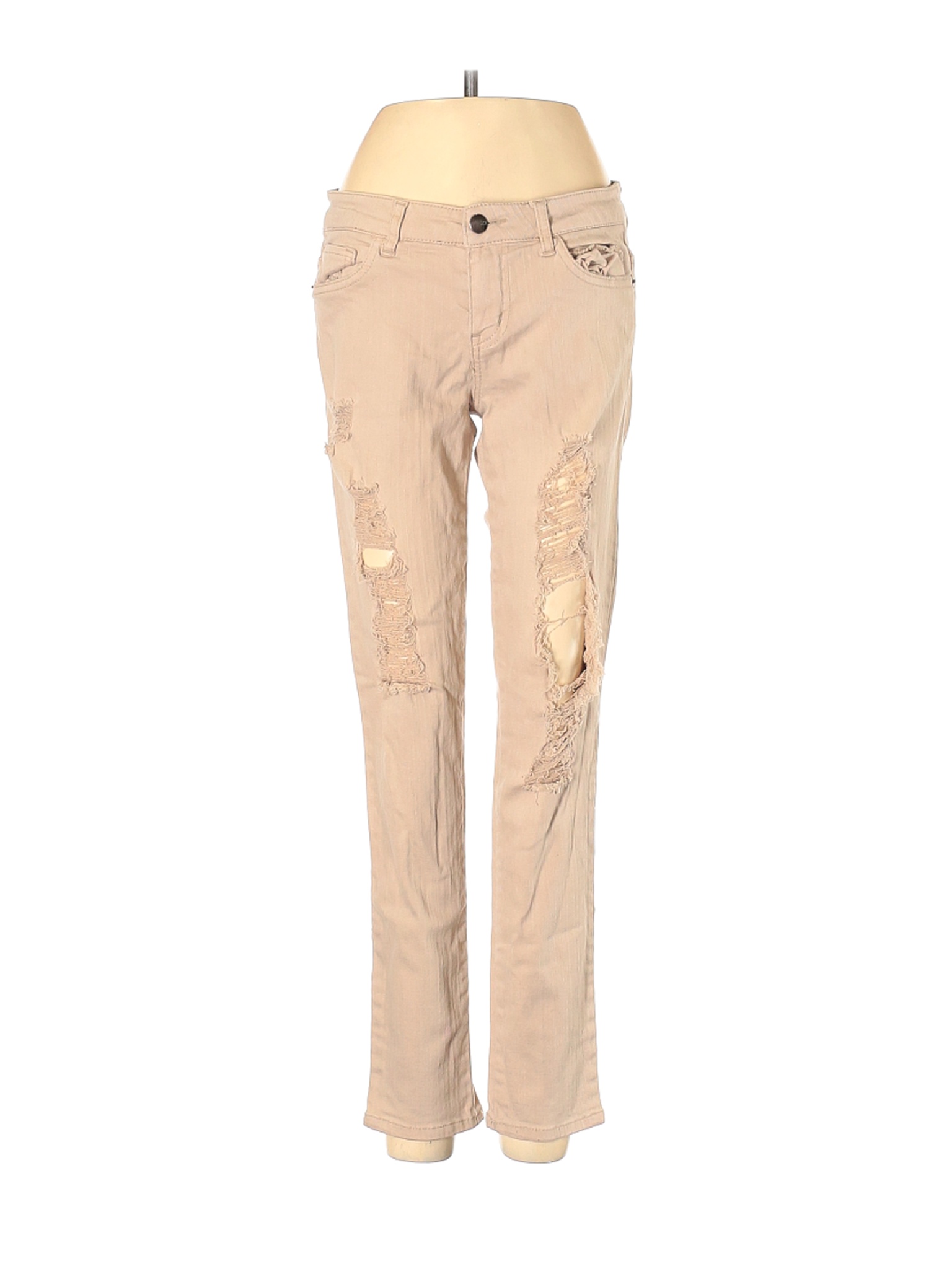 brown jeggings womens