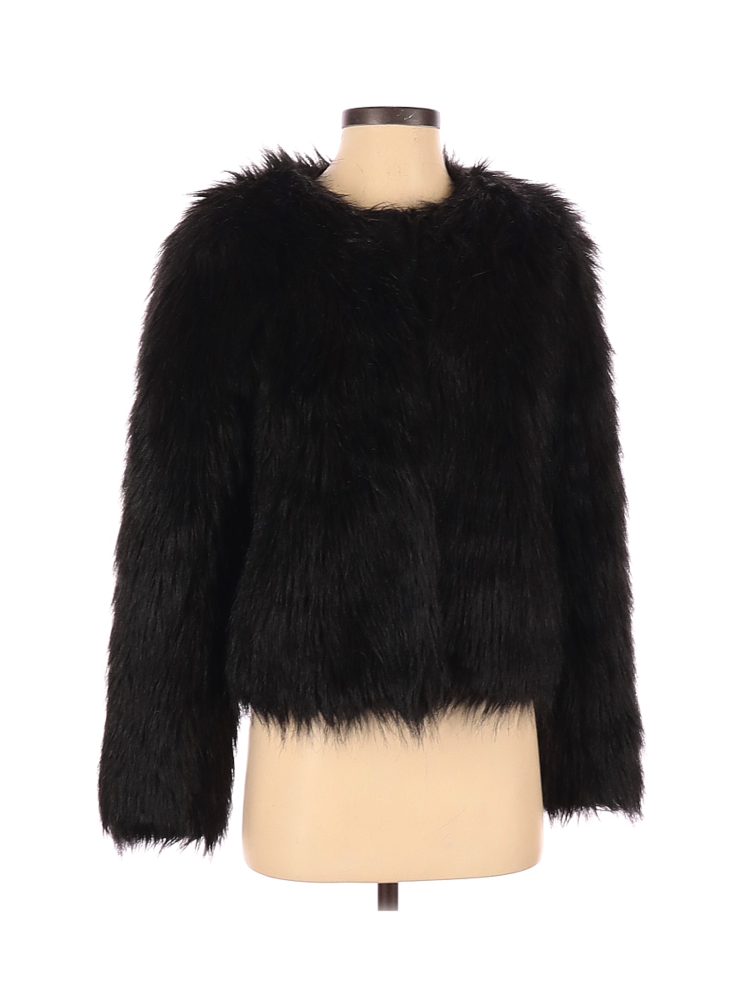 Altuzarra for Target Women Black Faux Fur Jacket S eBay