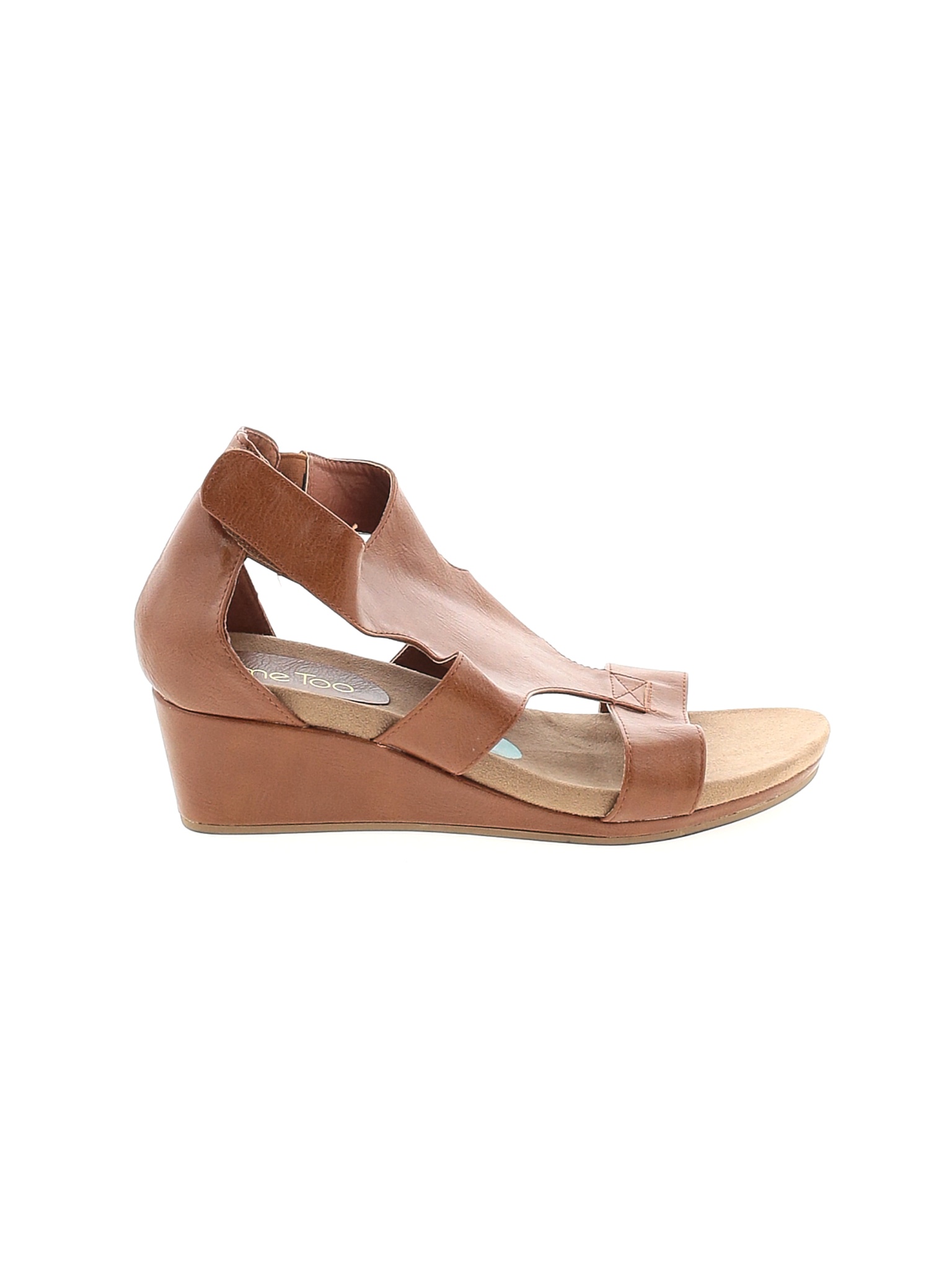 wide brown wedges