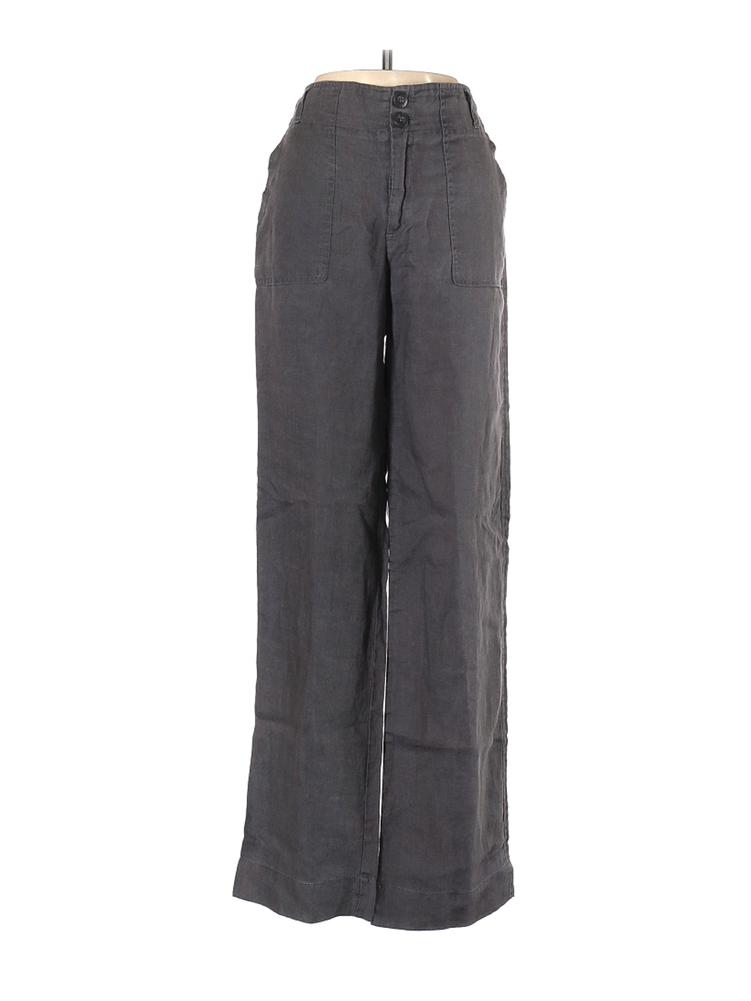 Cynthia Rowley TJX Women Gray Linen Pants 4 | eBay