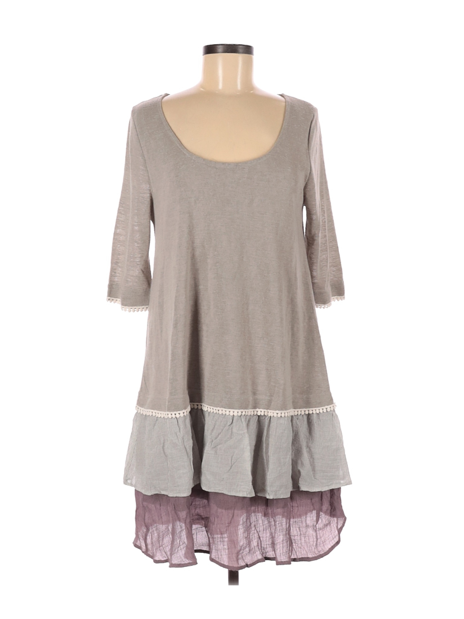 Easel Women Gray Casual Dress M | eBay