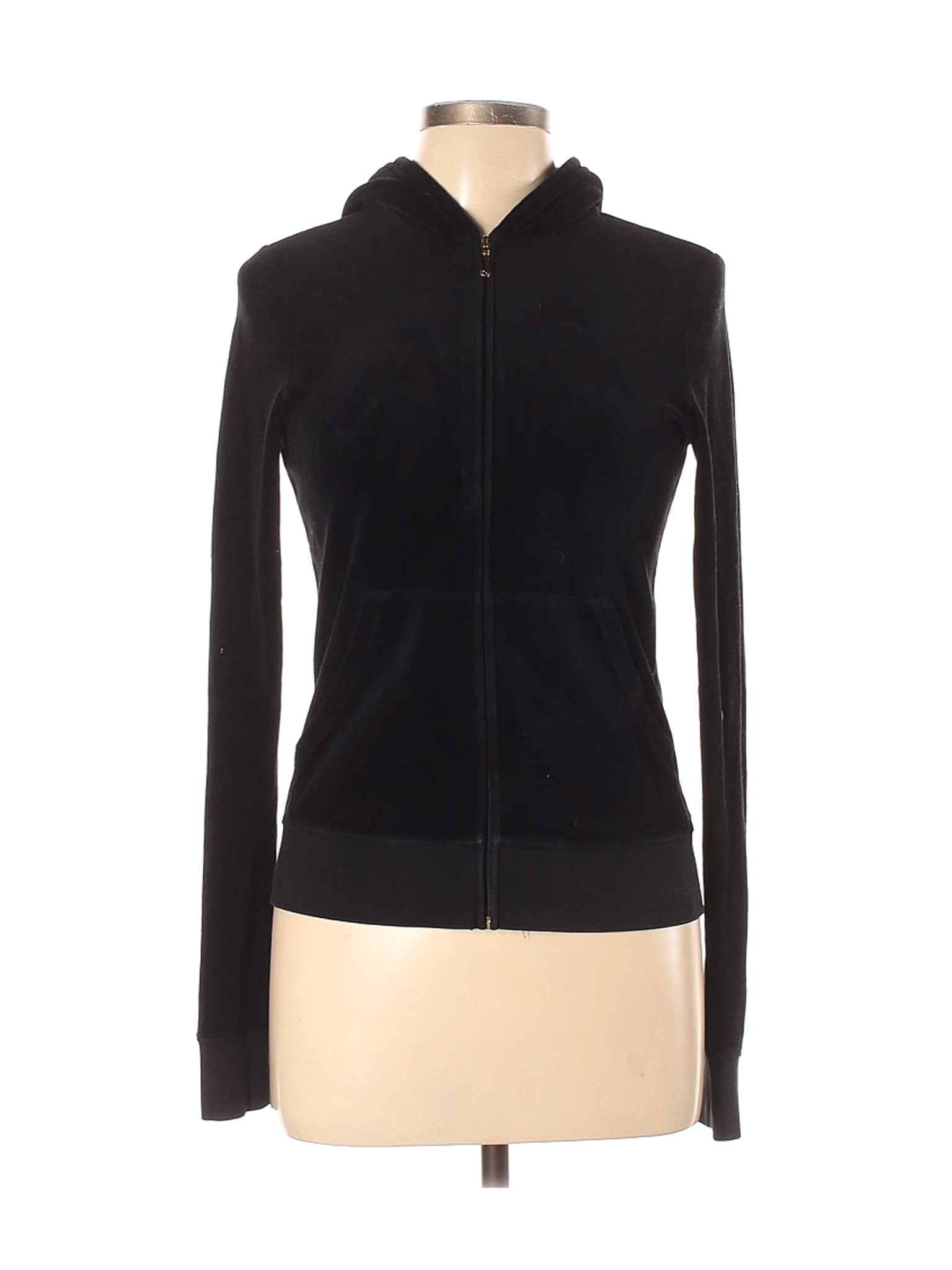 Juicy Couture Women Black Zip Up Hoodie L | eBay