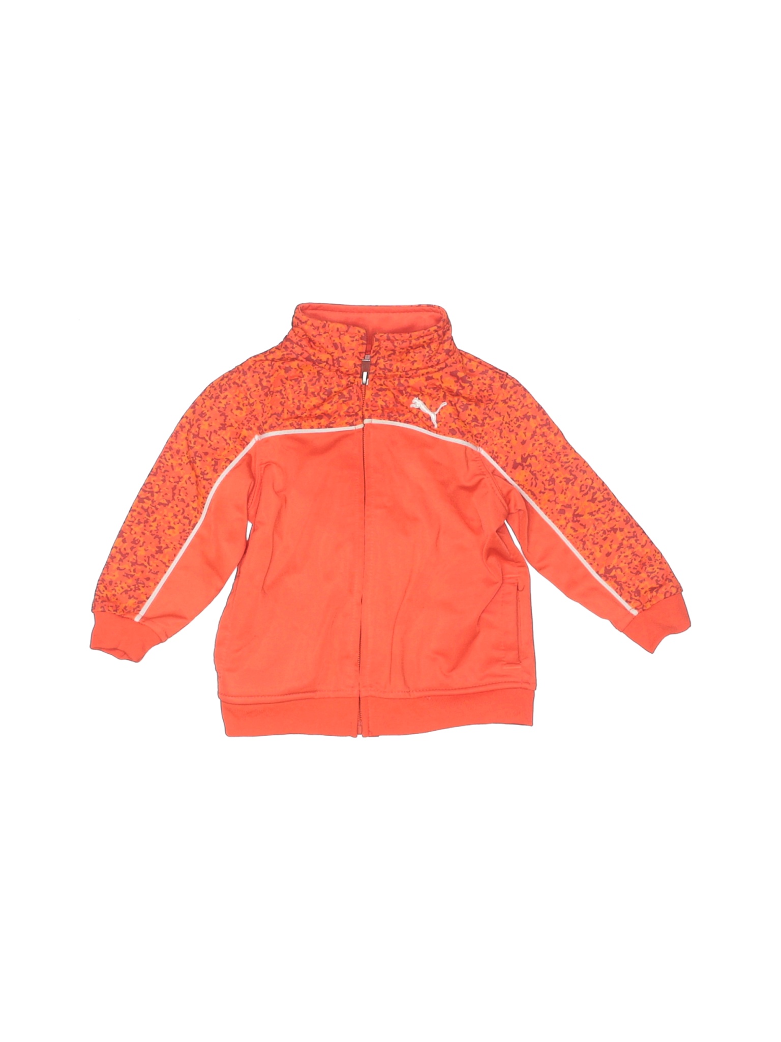 puma orange track jacket