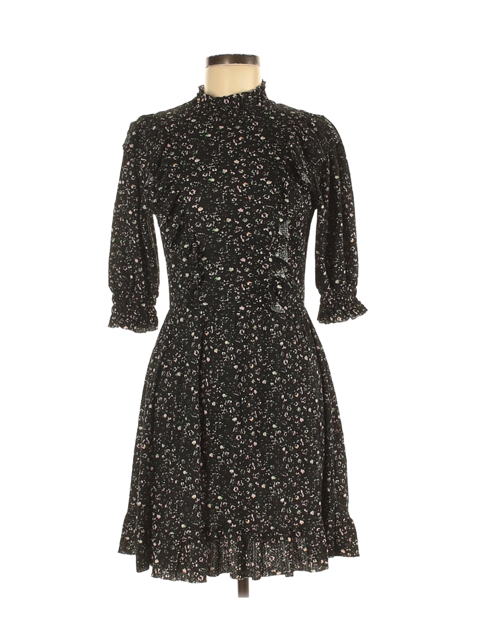 Zara Women Black Casual Dress M | eBay