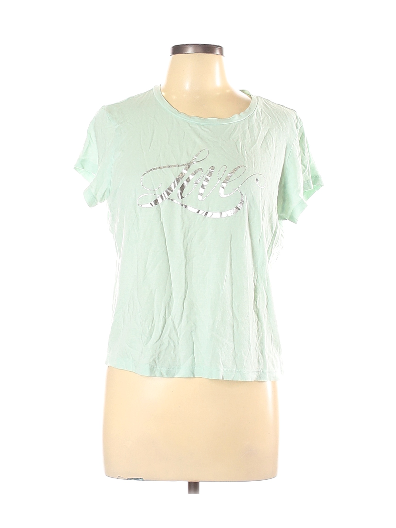 Victoria's Secret Women Green Short Sleeve T-Shirt L | eBay