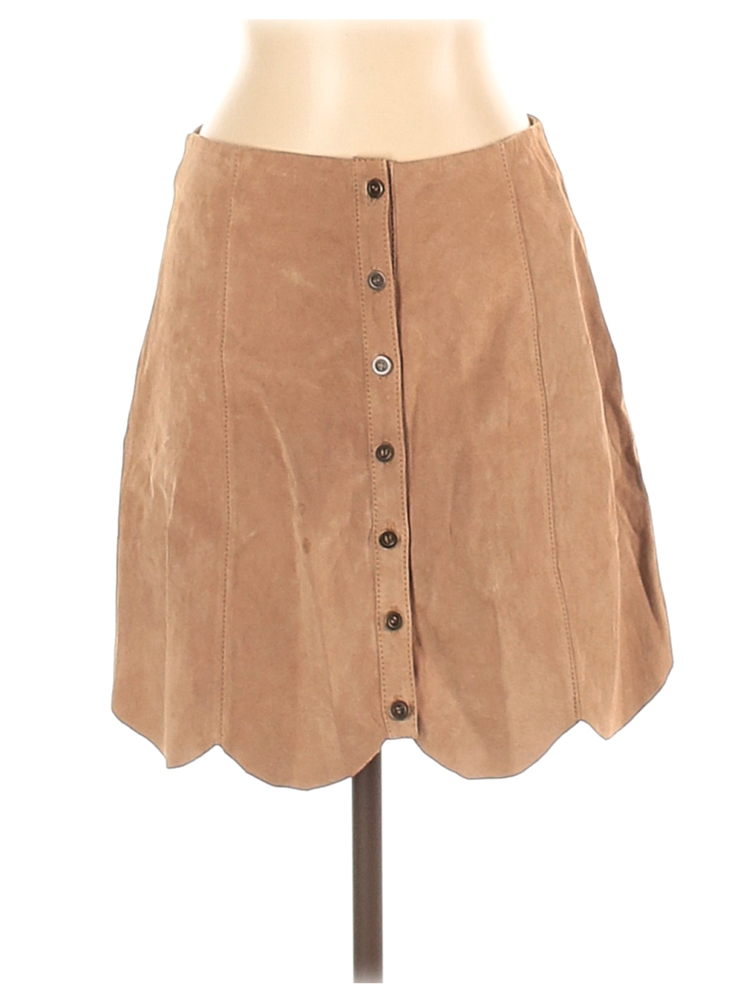 Bagatelle Women Brown Leather Skirt S | eBay