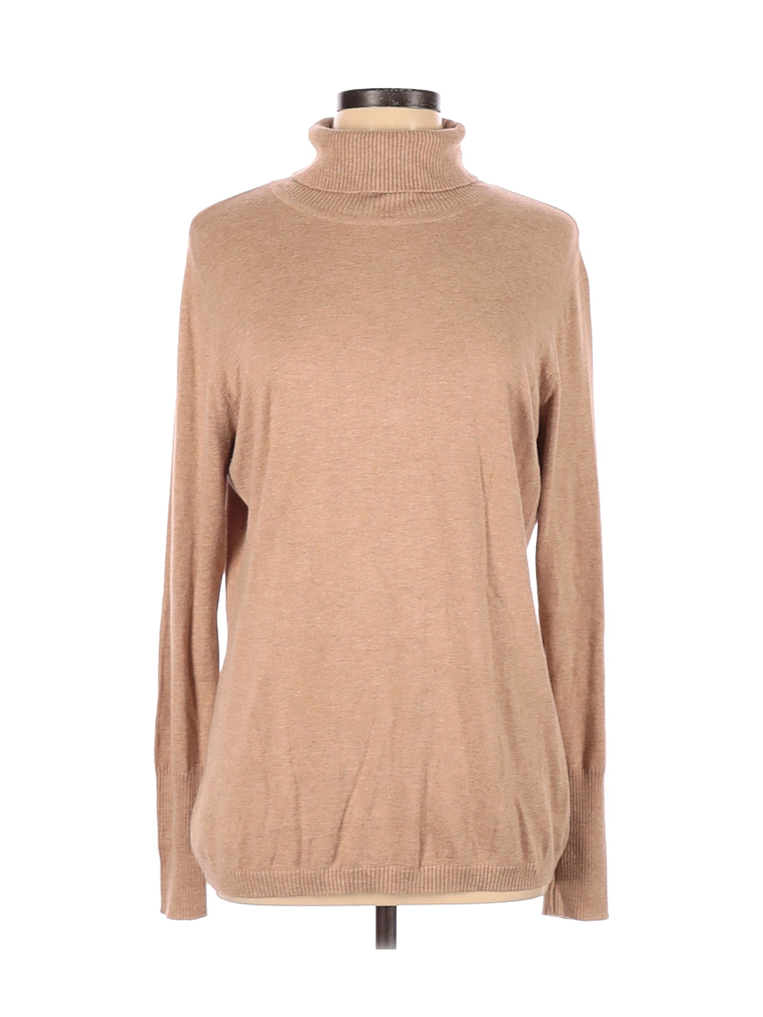 Worthington Women Brown Turtleneck Sweater XL | eBay