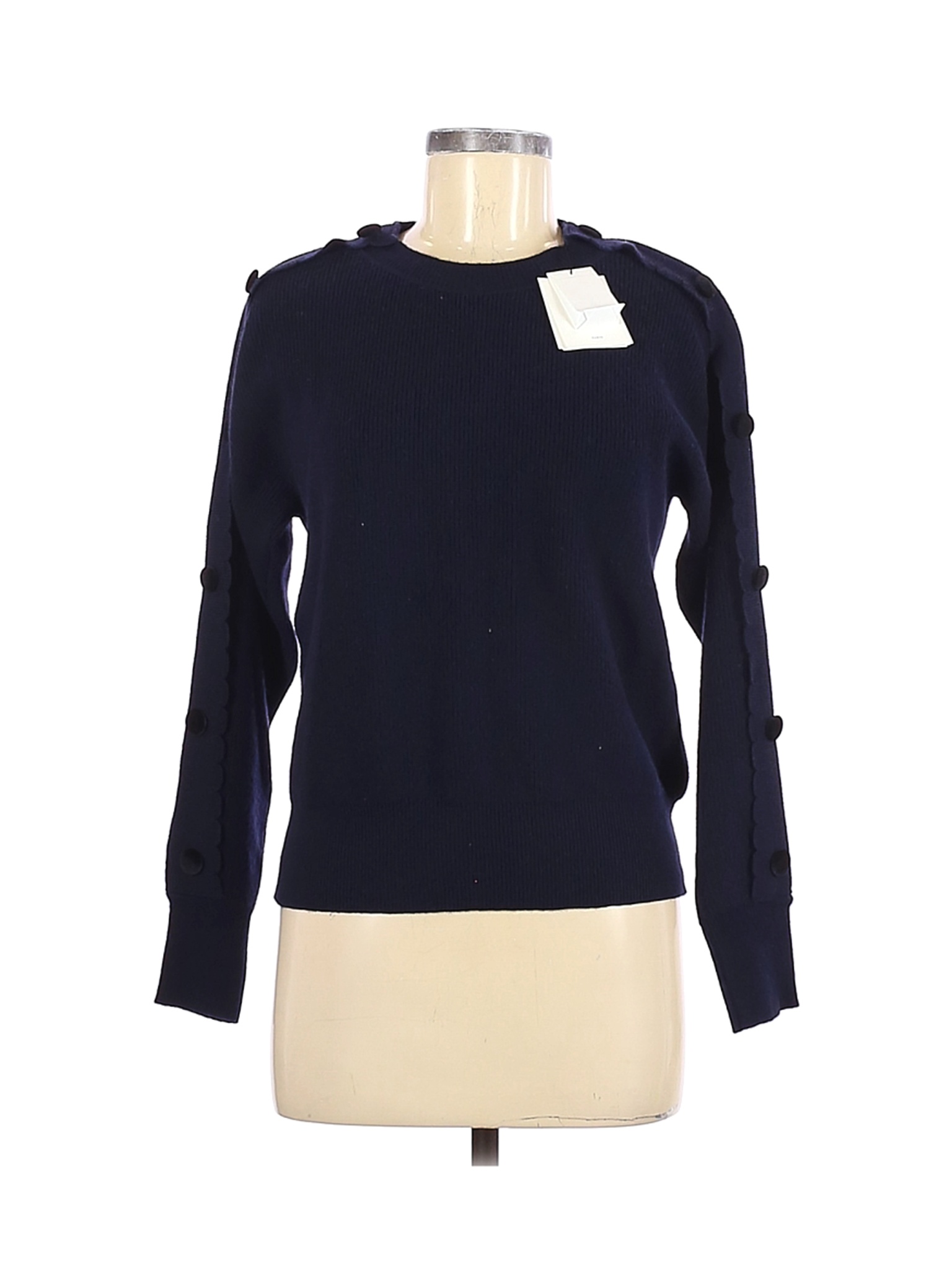 NWT Sandro Women Blue Wool Pullover Sweater XS | eBay