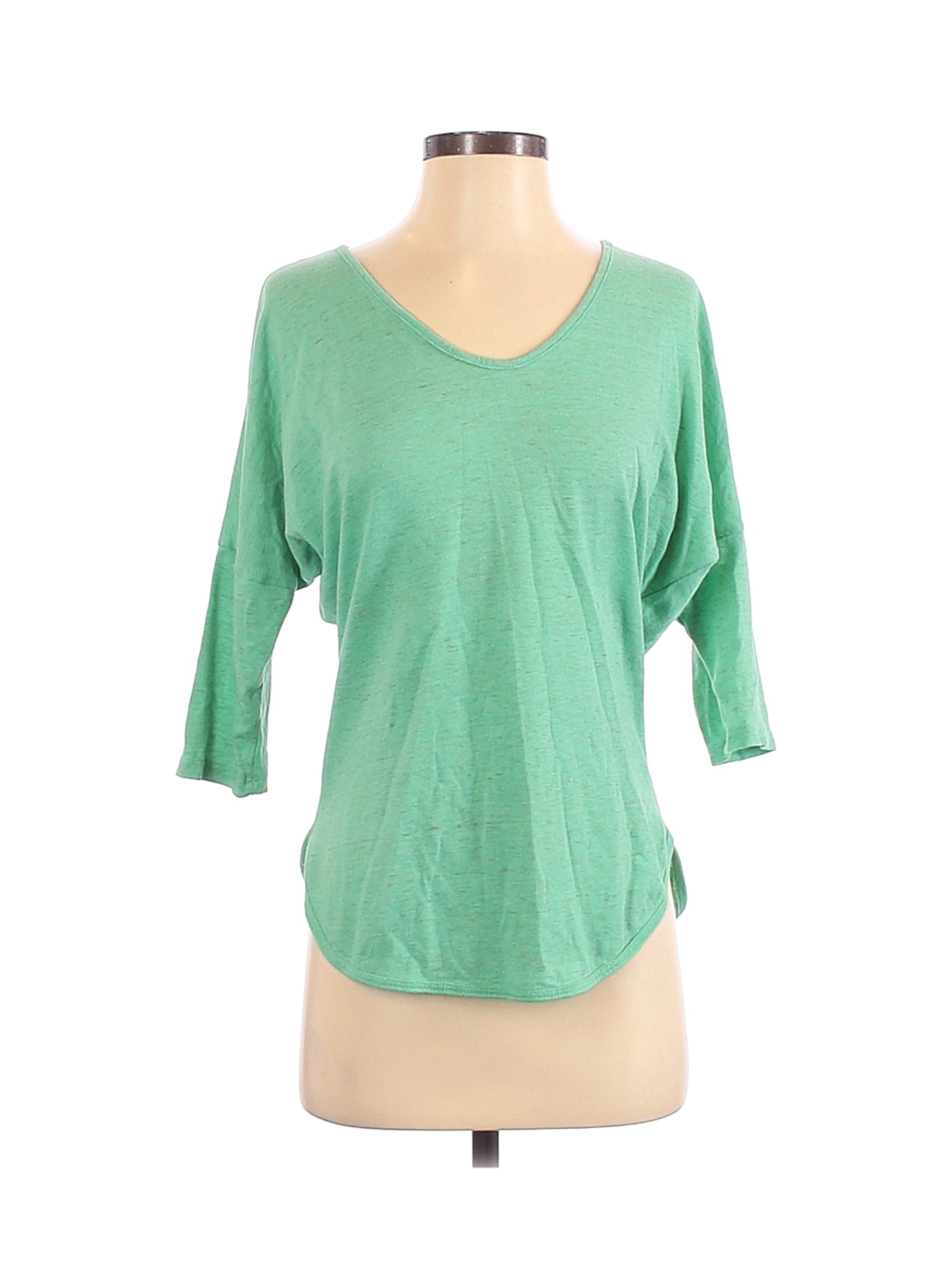 C&C California Women Green 3/4 Sleeve T-Shirt S | eBay