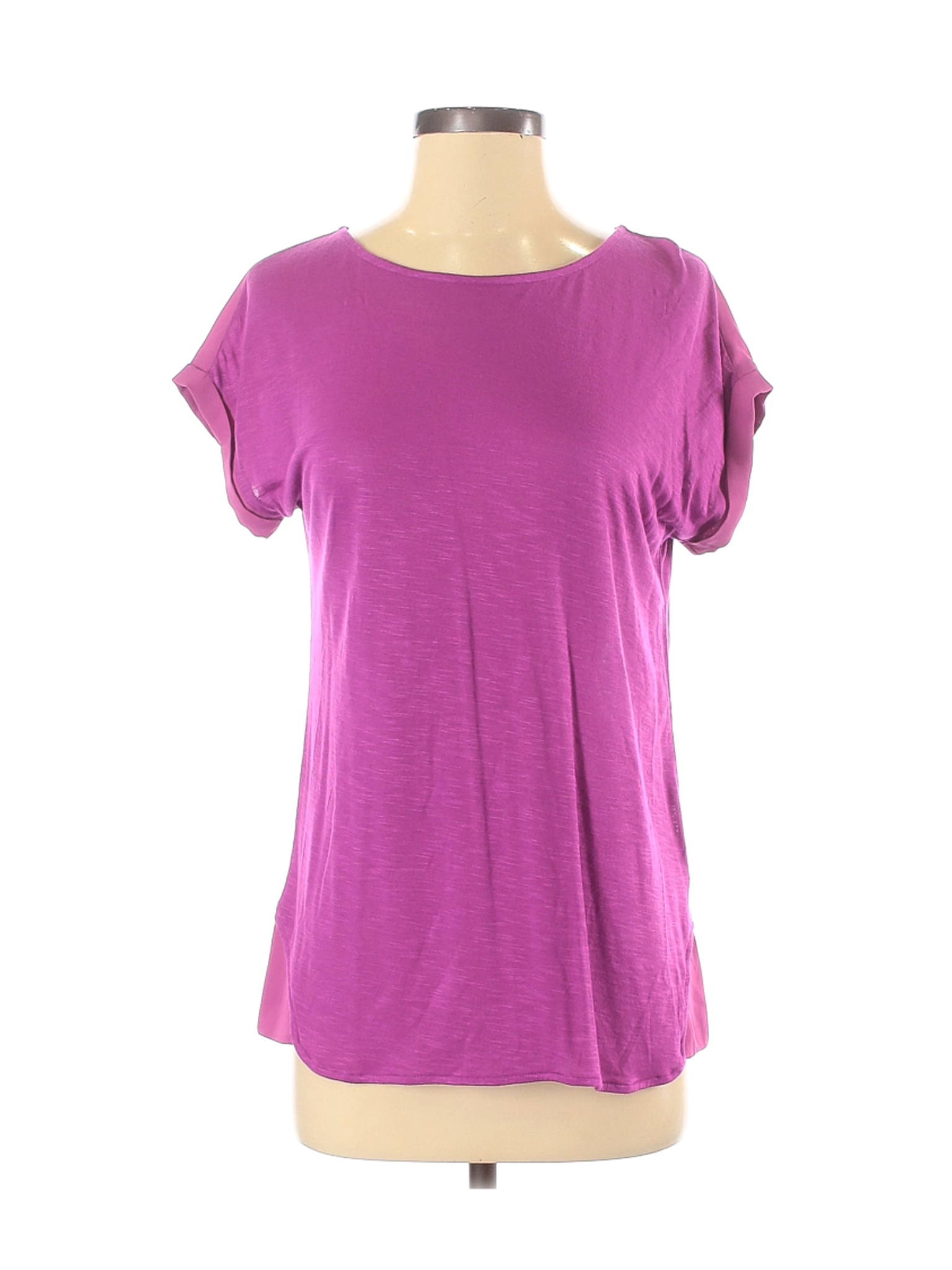 purple short sleeve shirt womens