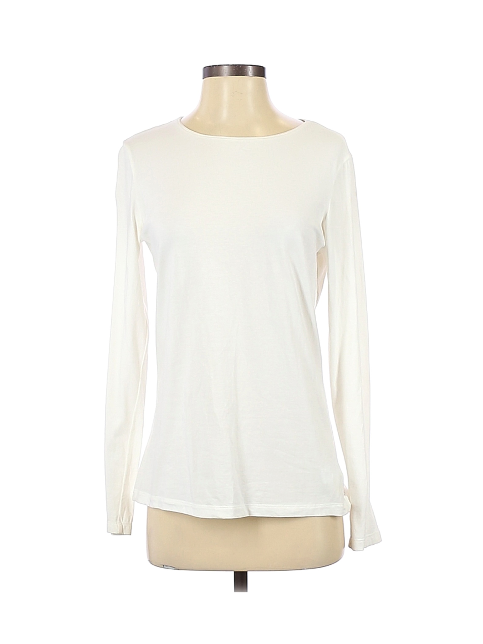 Coldwater Creek Women White Long Sleeve T-Shirt S | eBay