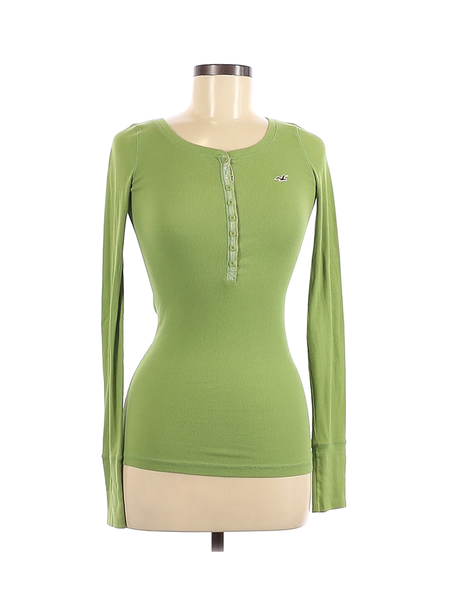 hollister henley long sleeve