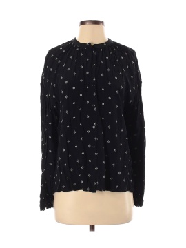 Something Navy Long Sleeve Blouse (view 1)