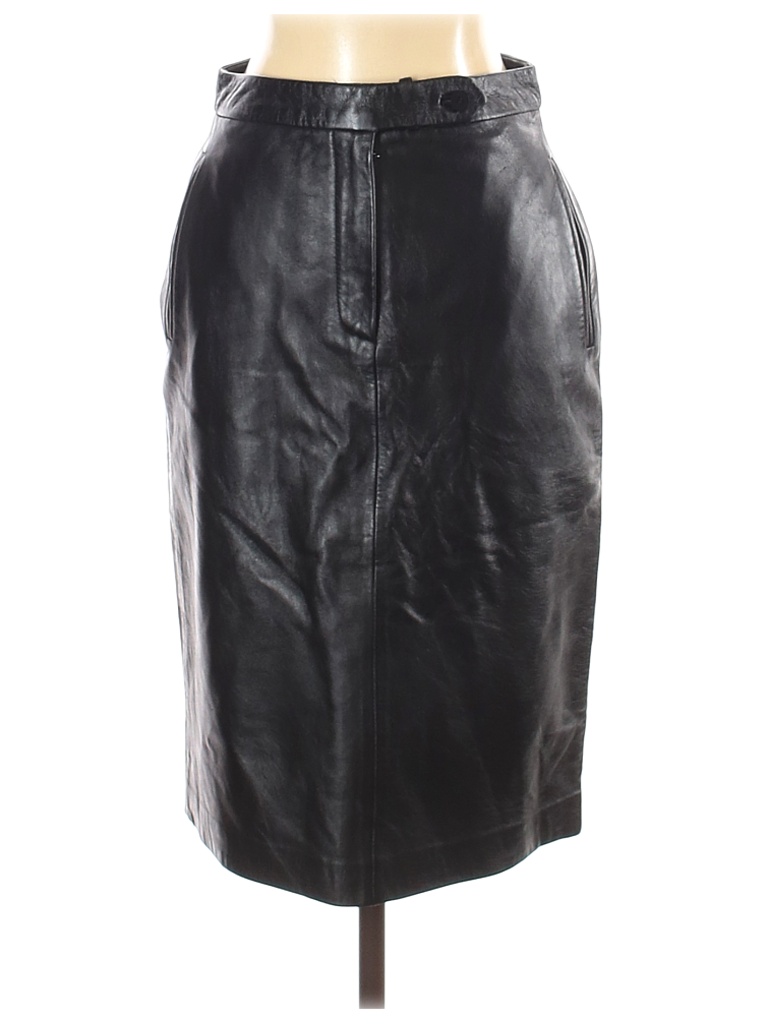 HUGO by HUGO BOSS 100% Leather Black Leather Skirt Size 2 - 87% off ...