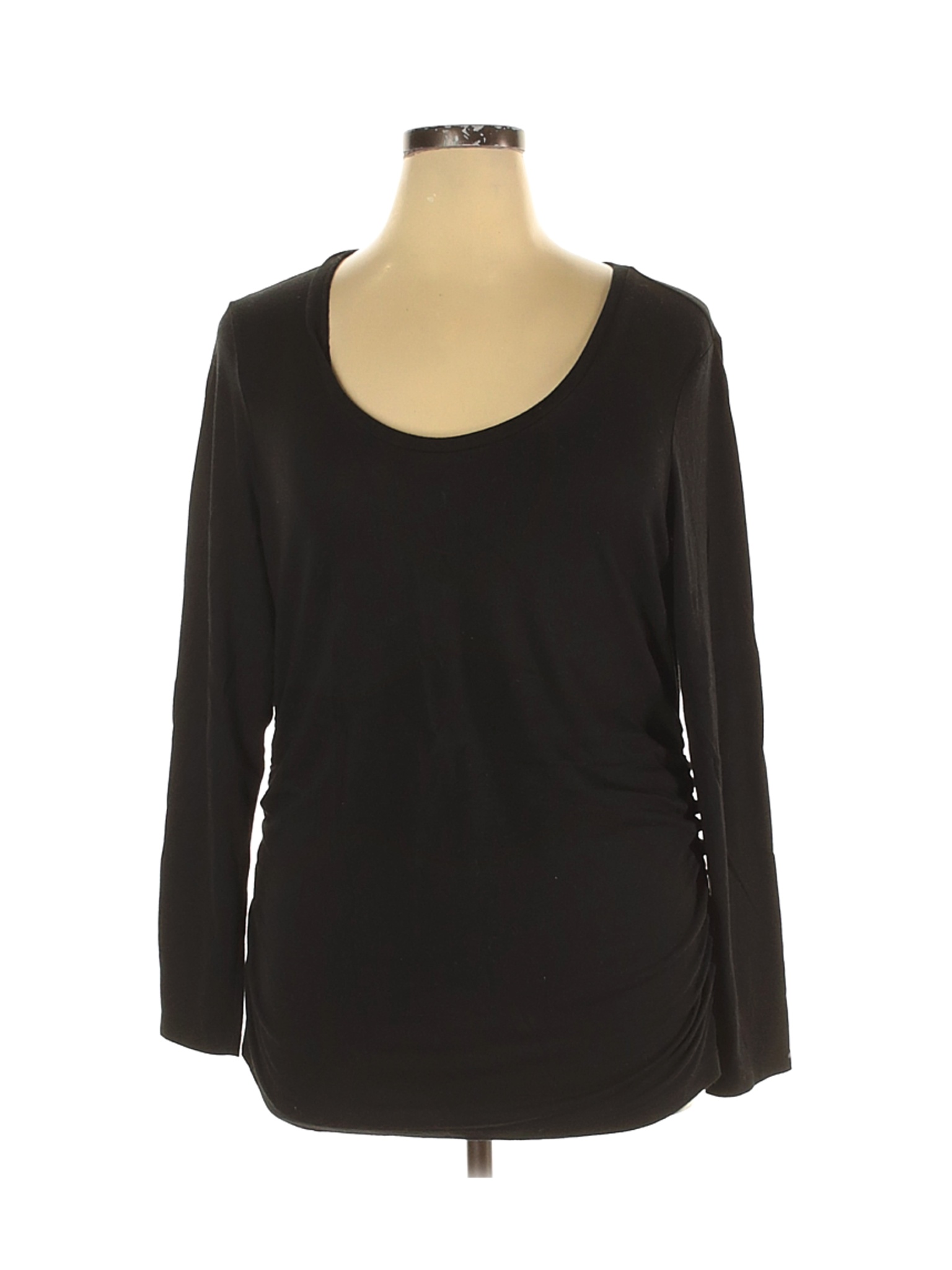 Old Navy Women Black Long Sleeve T-Shirt XL | eBay