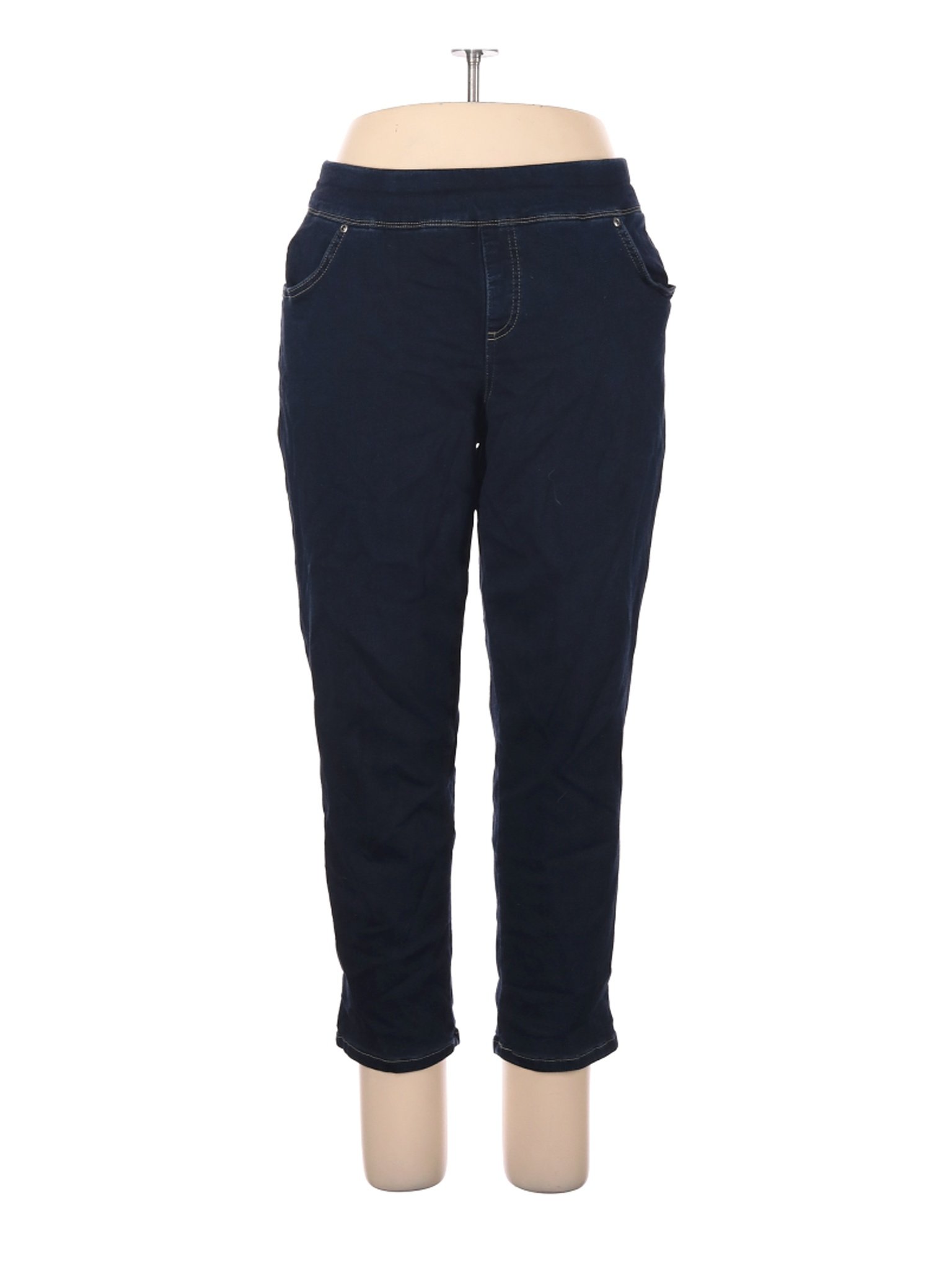 Terra & Sky Women Blue Jeans 1X Plus | eBay