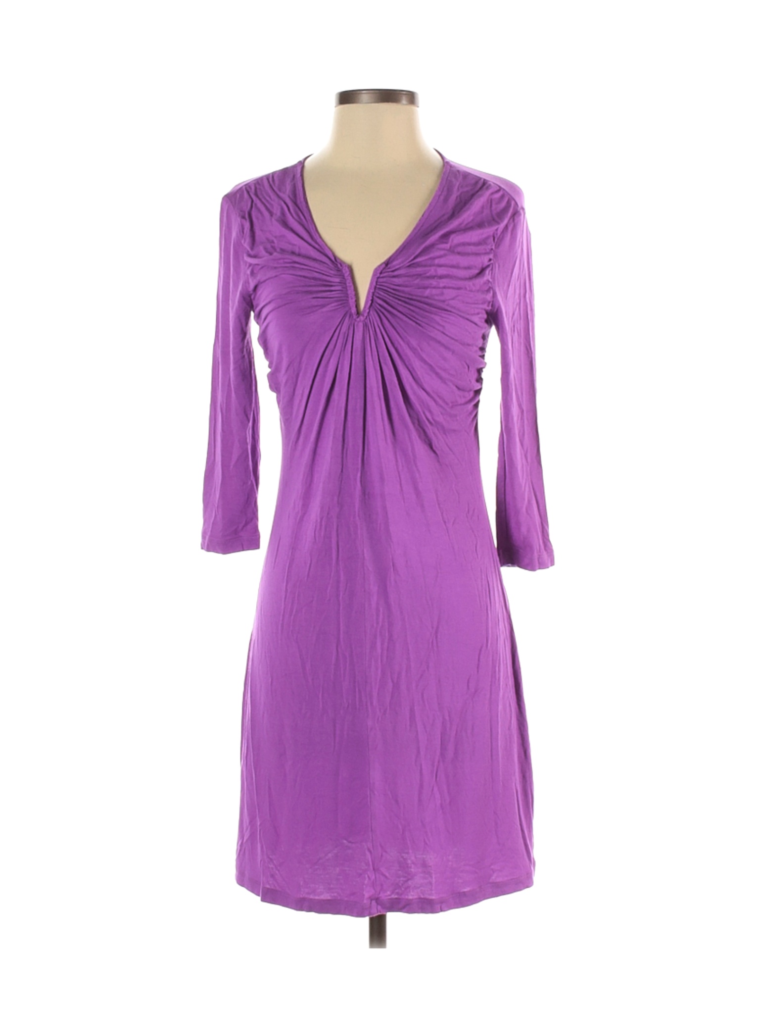 Daisy Fuentes Women Purple Casual Dress XS | eBay