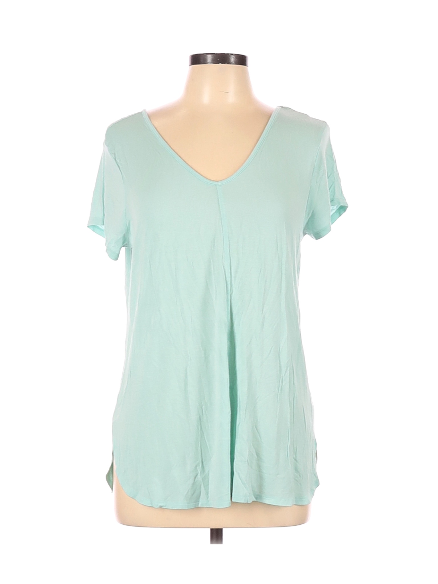 Cupio Solid Green Short Sleeve T-Shirt Size L - 70% off | thredUP