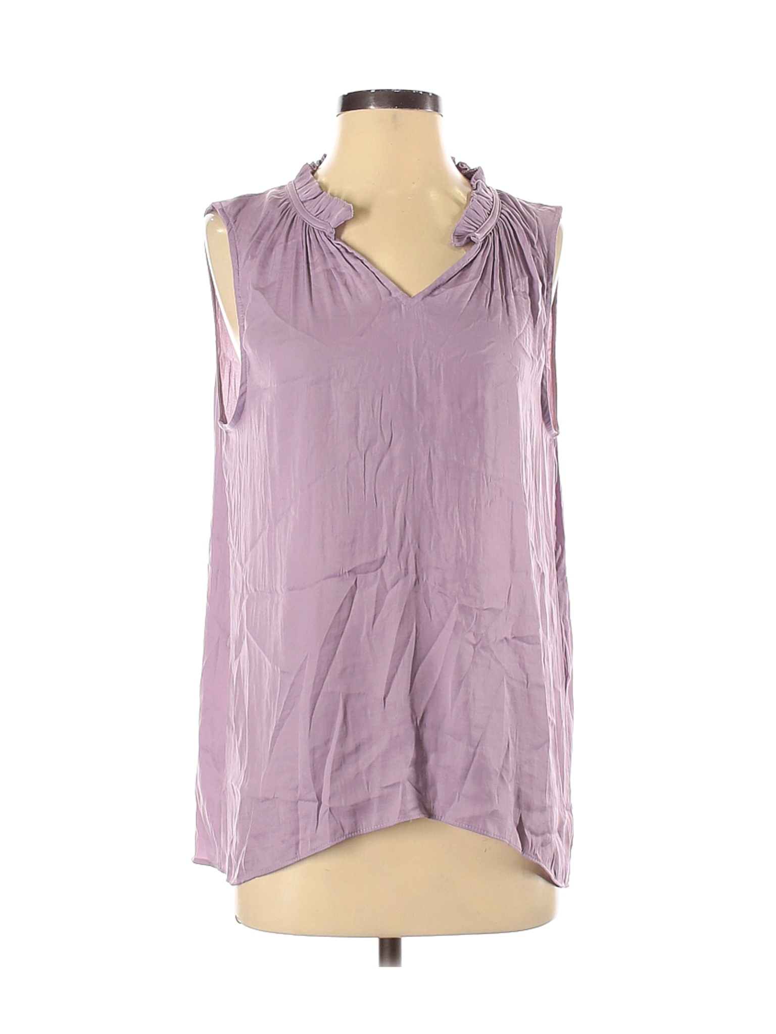 Simply Vera Vera Wang Women Purple Sleeveless Blouse S | eBay