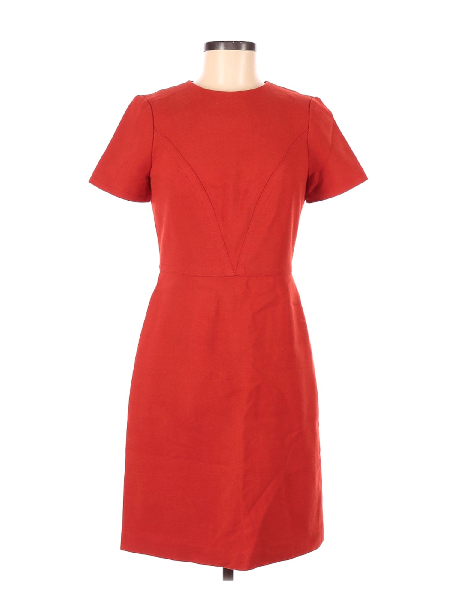 Banana Republic Women Red Casual Dress 6 | eBay