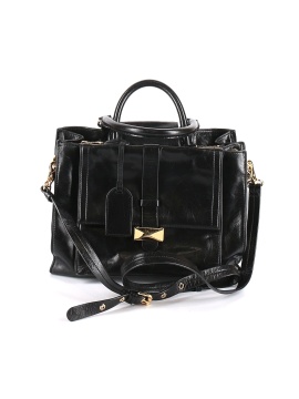 Badgley Mischka Leather Satchel