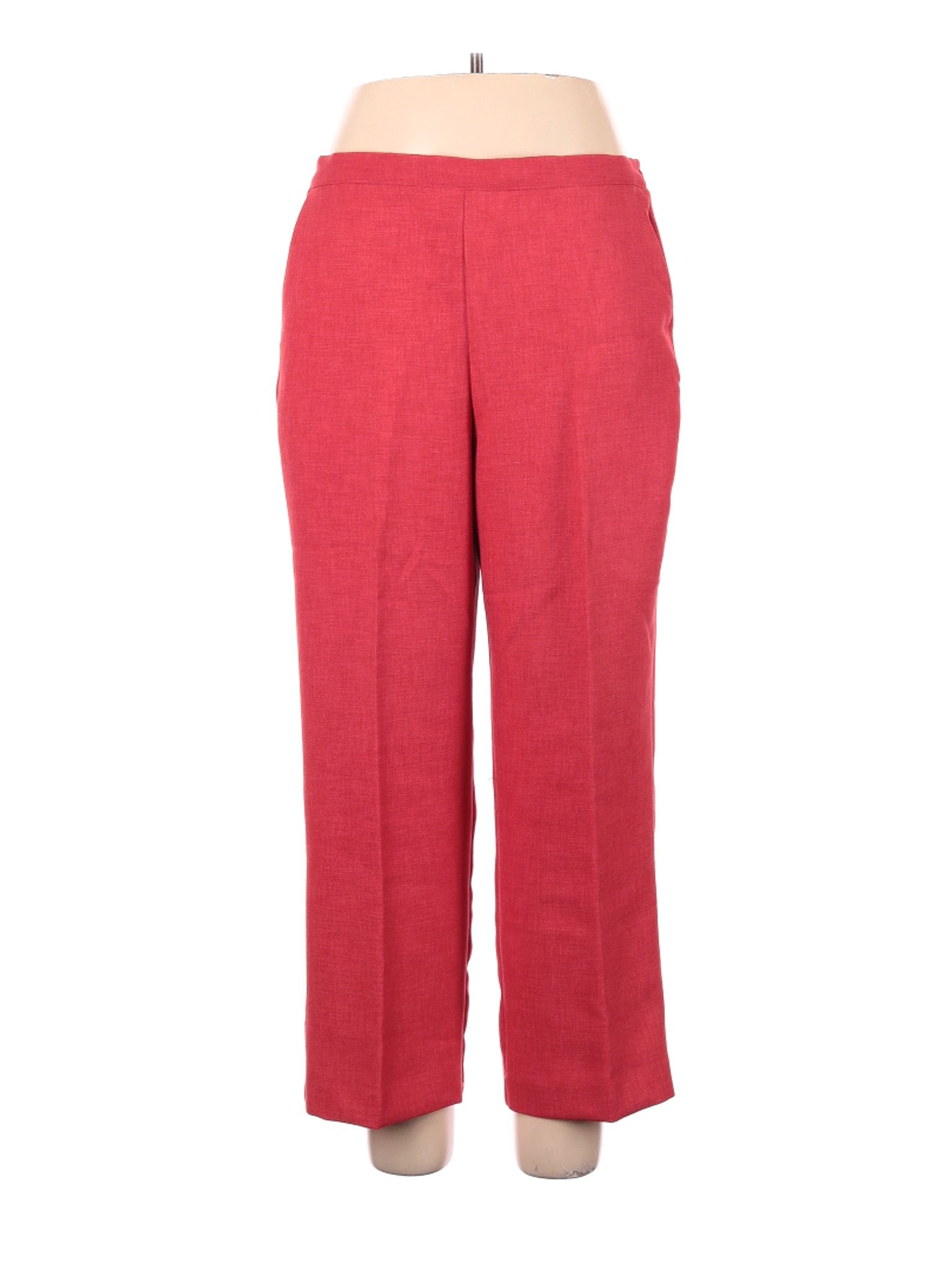 Alfred Dunner Women Red Dress Pants 14 Petites | eBay