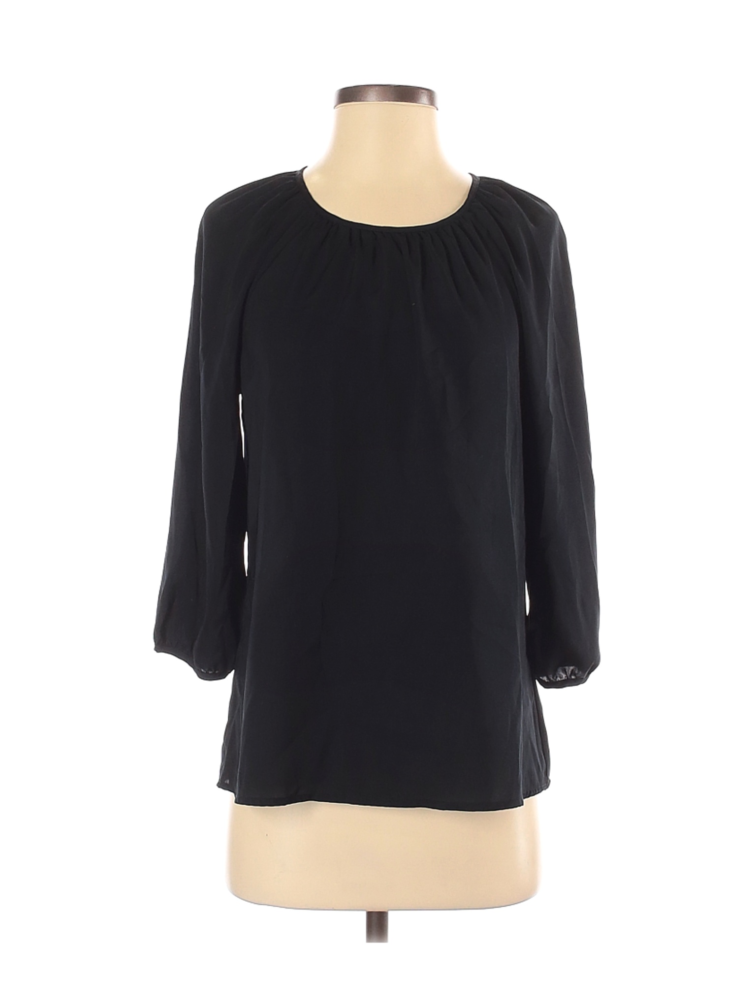Old Navy Women Black Long Sleeve Blouse S | eBay