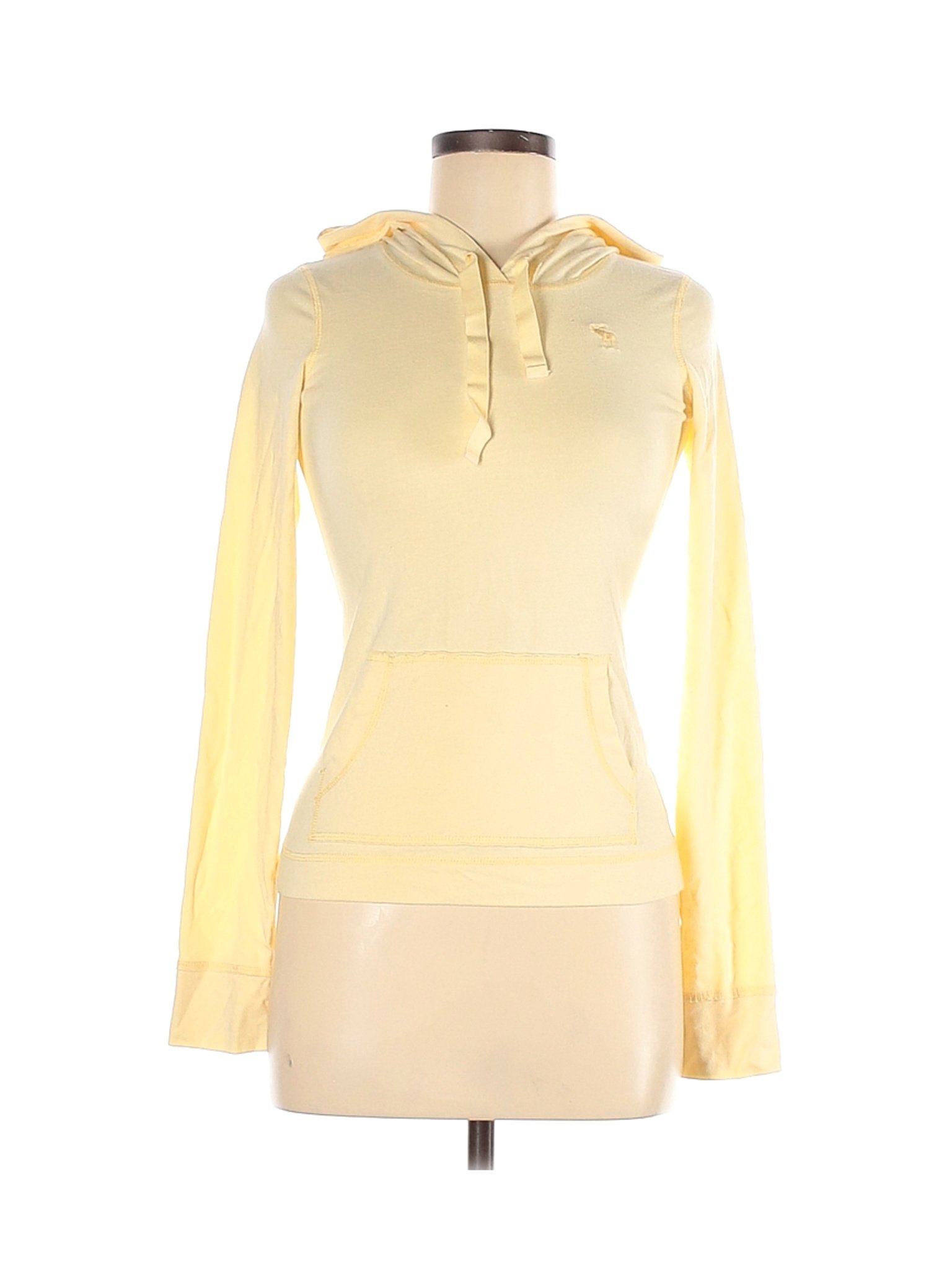 abercrombie and fitch yellow hoodie