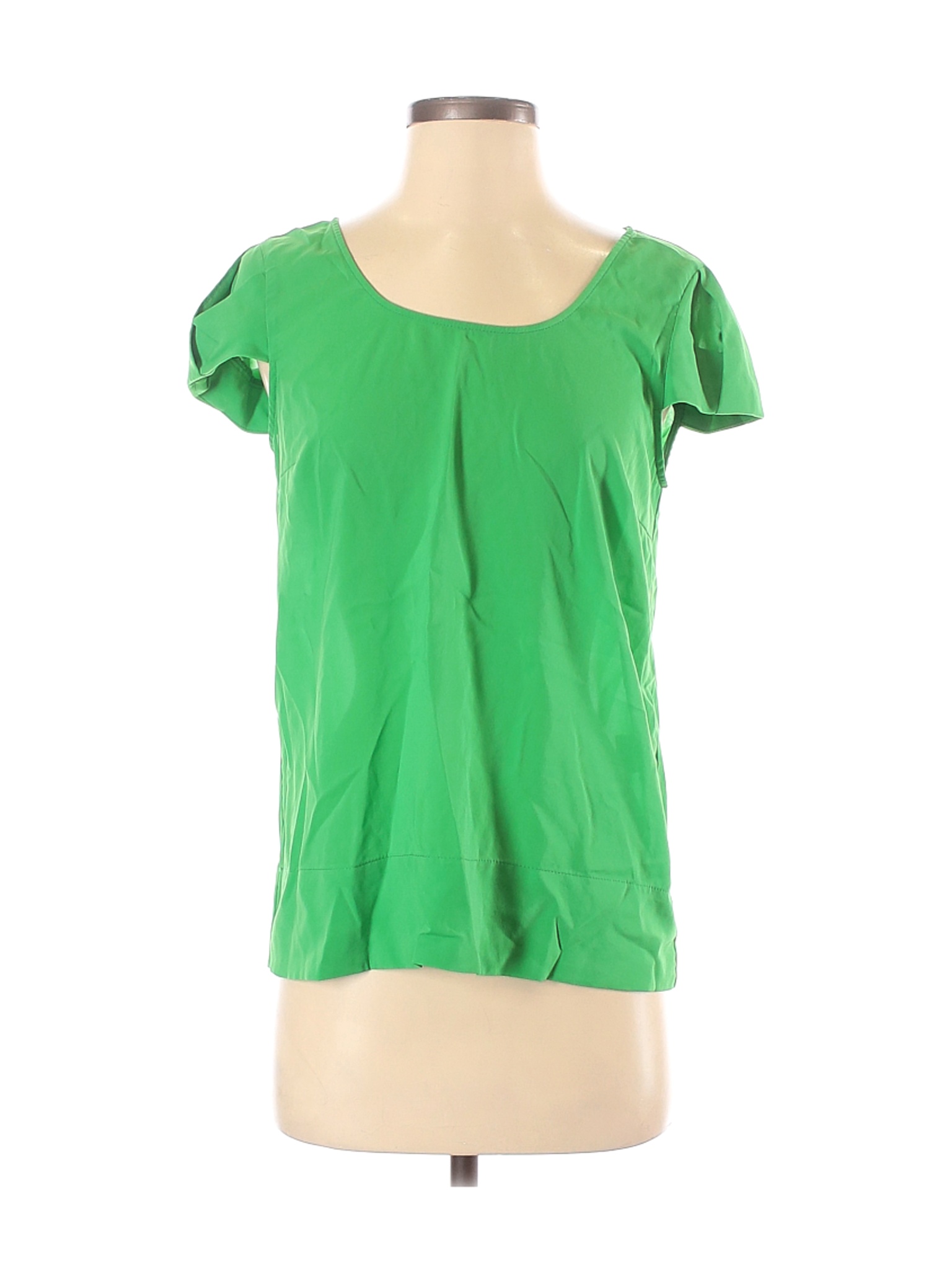 Zara Basic Women Green Short Sleeve Blouse S | eBay