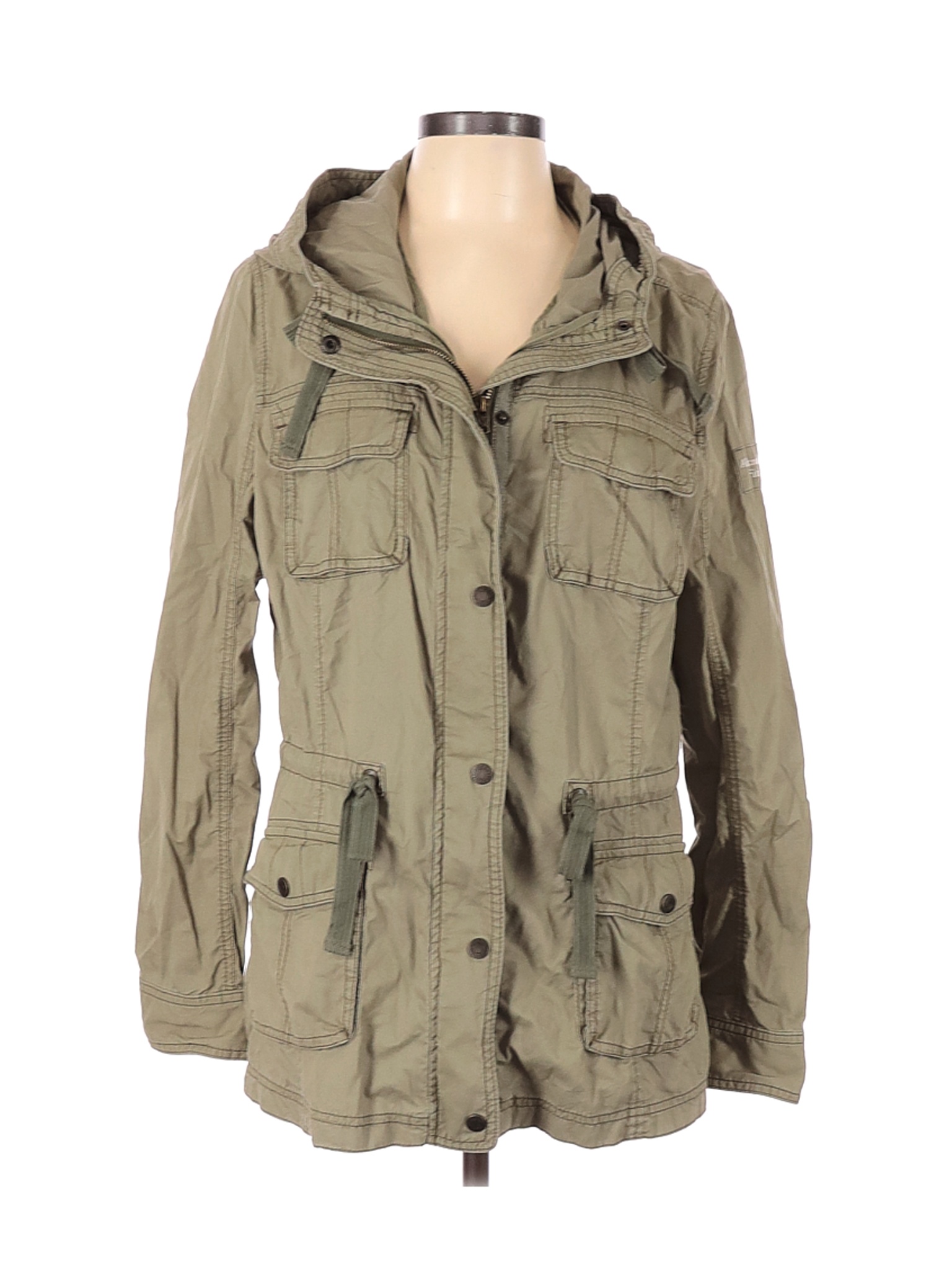 Abercrombie & Fitch Women Green Jacket L | eBay