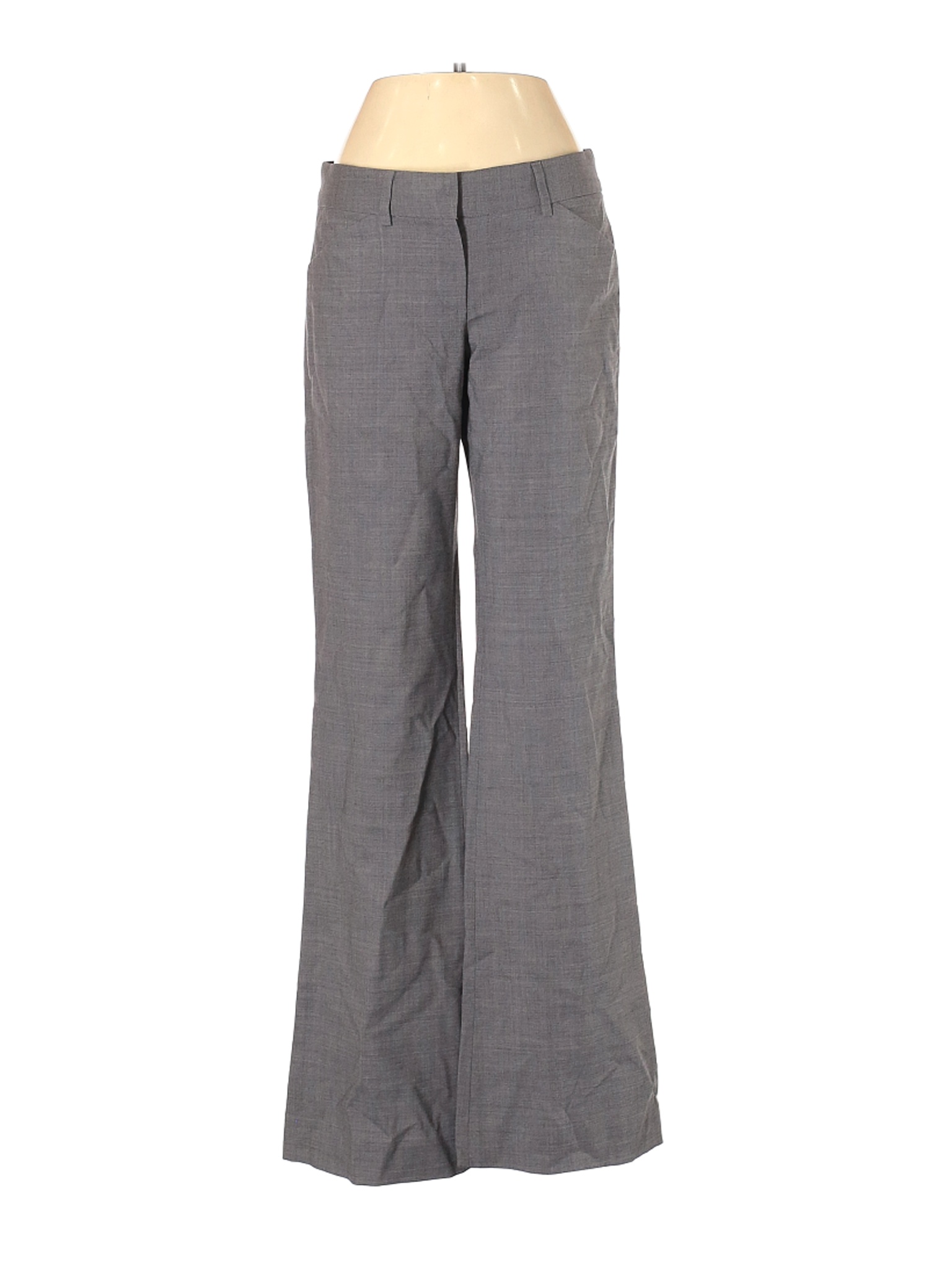 Theory Women Gray Wool Pants 0 | eBay