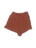 American Eagle Outfitters 100% Viscose Polka Dots Tortoise Hearts Stars Brown Shorts Size XS - photo 2