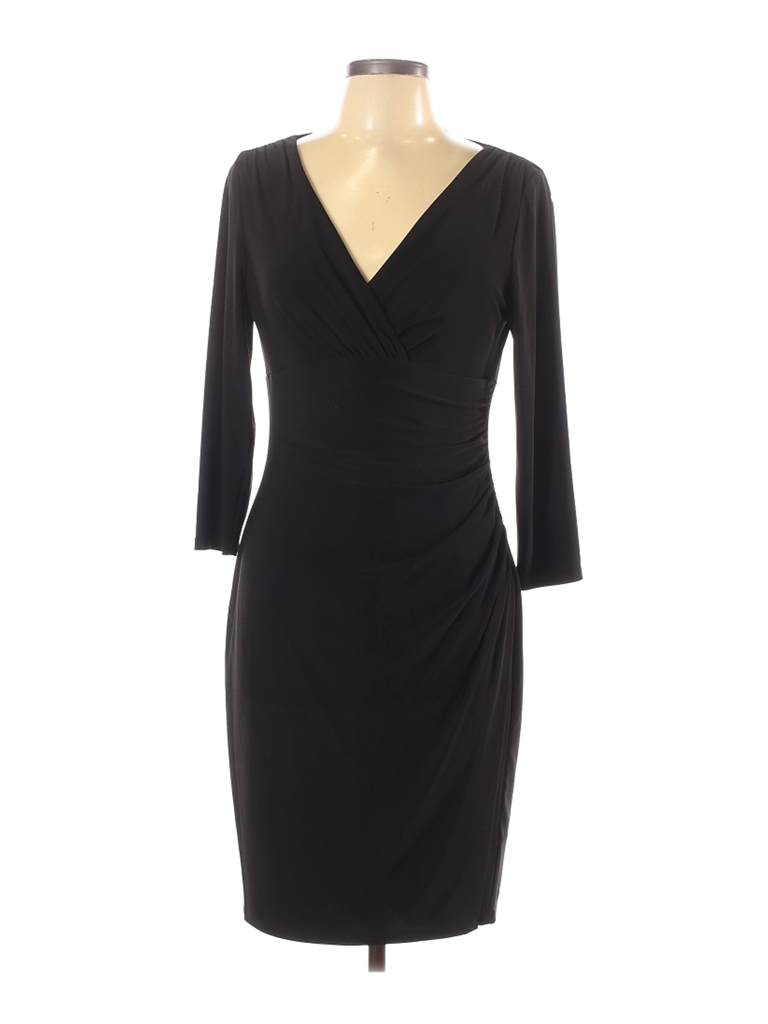 Lauren by Ralph Lauren Women Black Casual Dress 10 | eBay