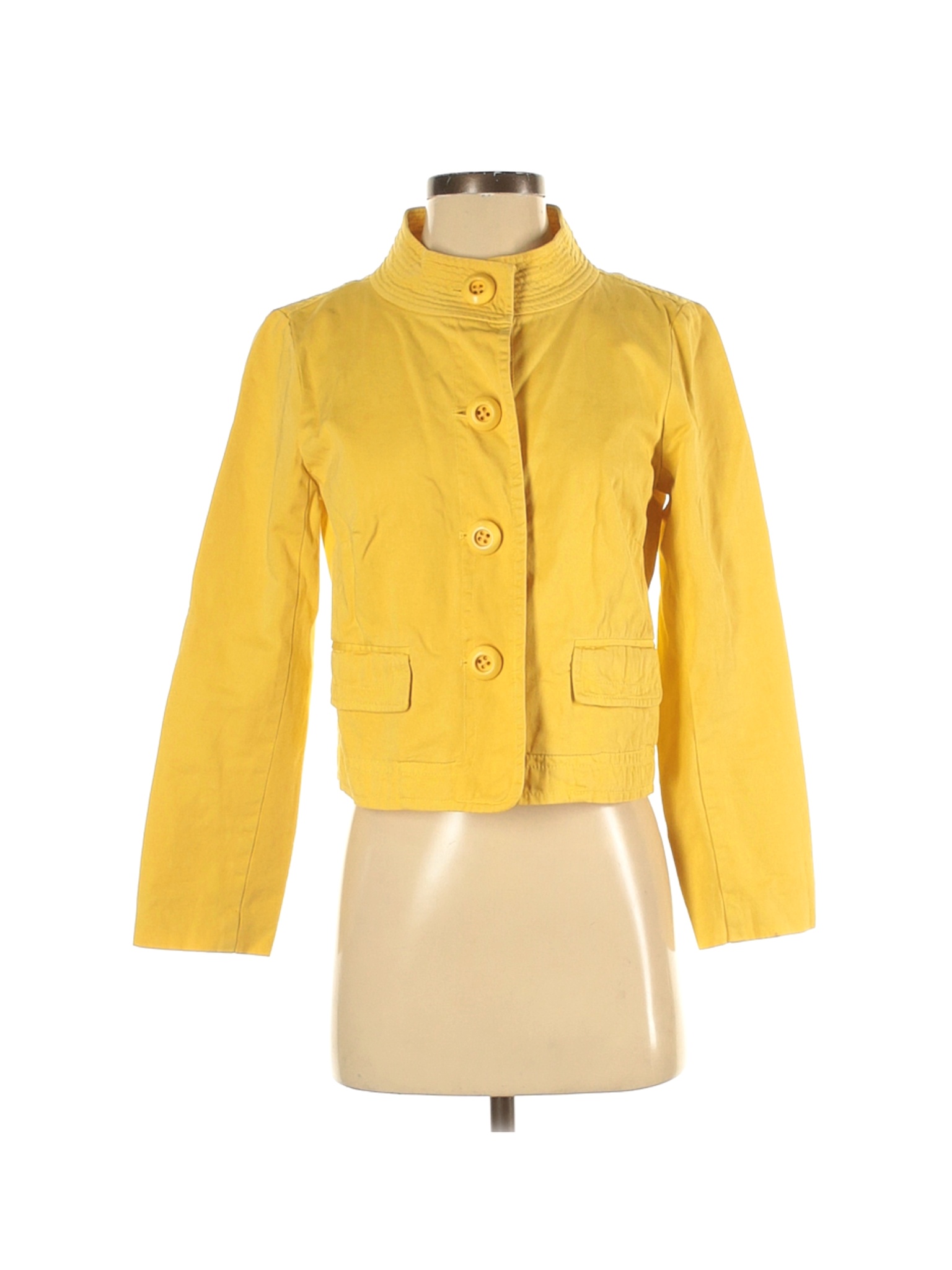J.Crew Women Yellow Denim Jacket 4 | eBay