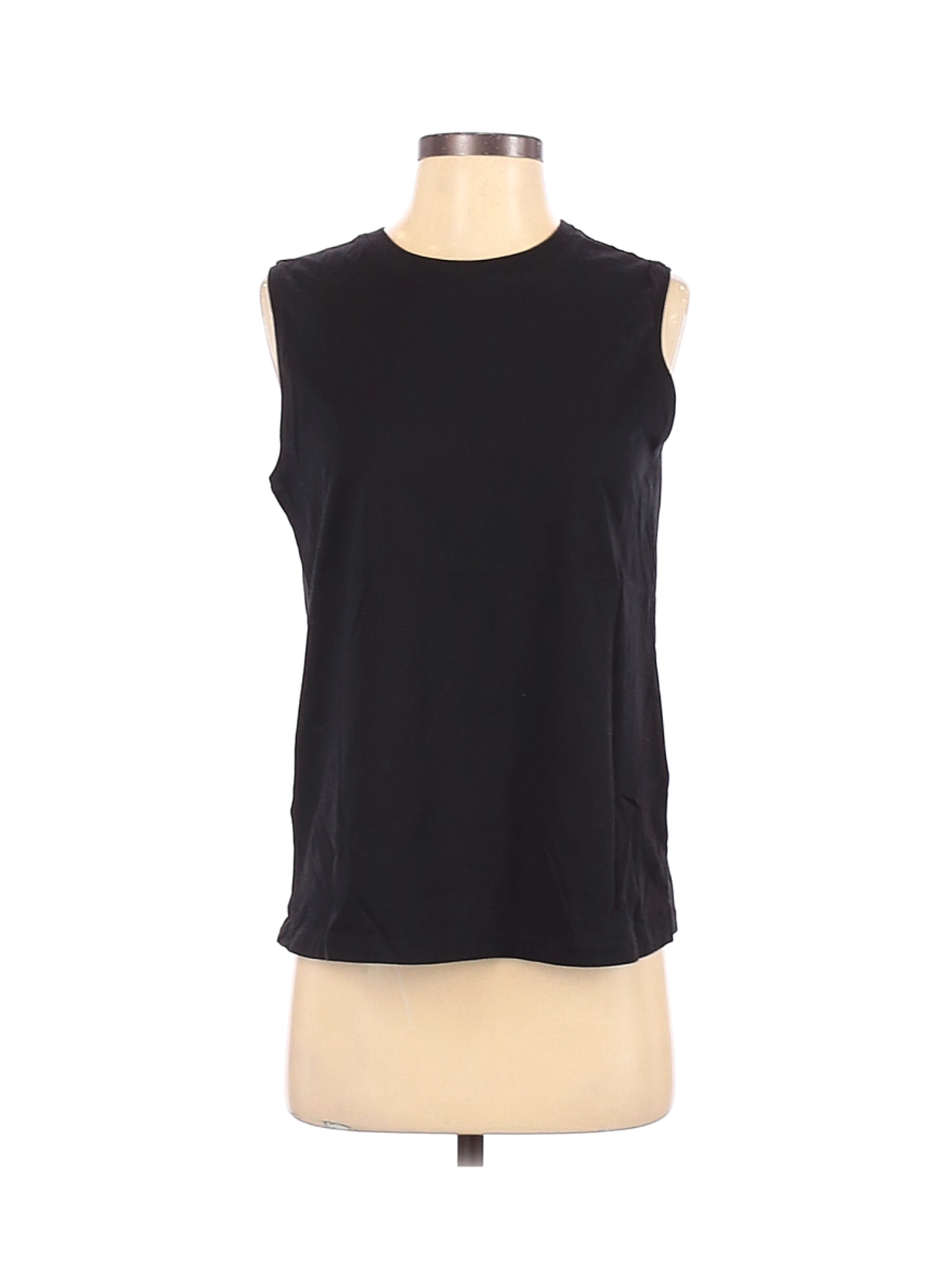 Uniqlo Women Black Sleeveless T-Shirt S | eBay