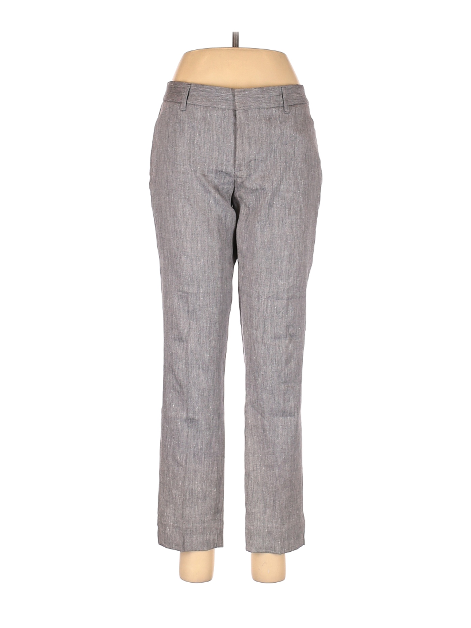 Gap Women Gray Linen Pants 6 | eBay