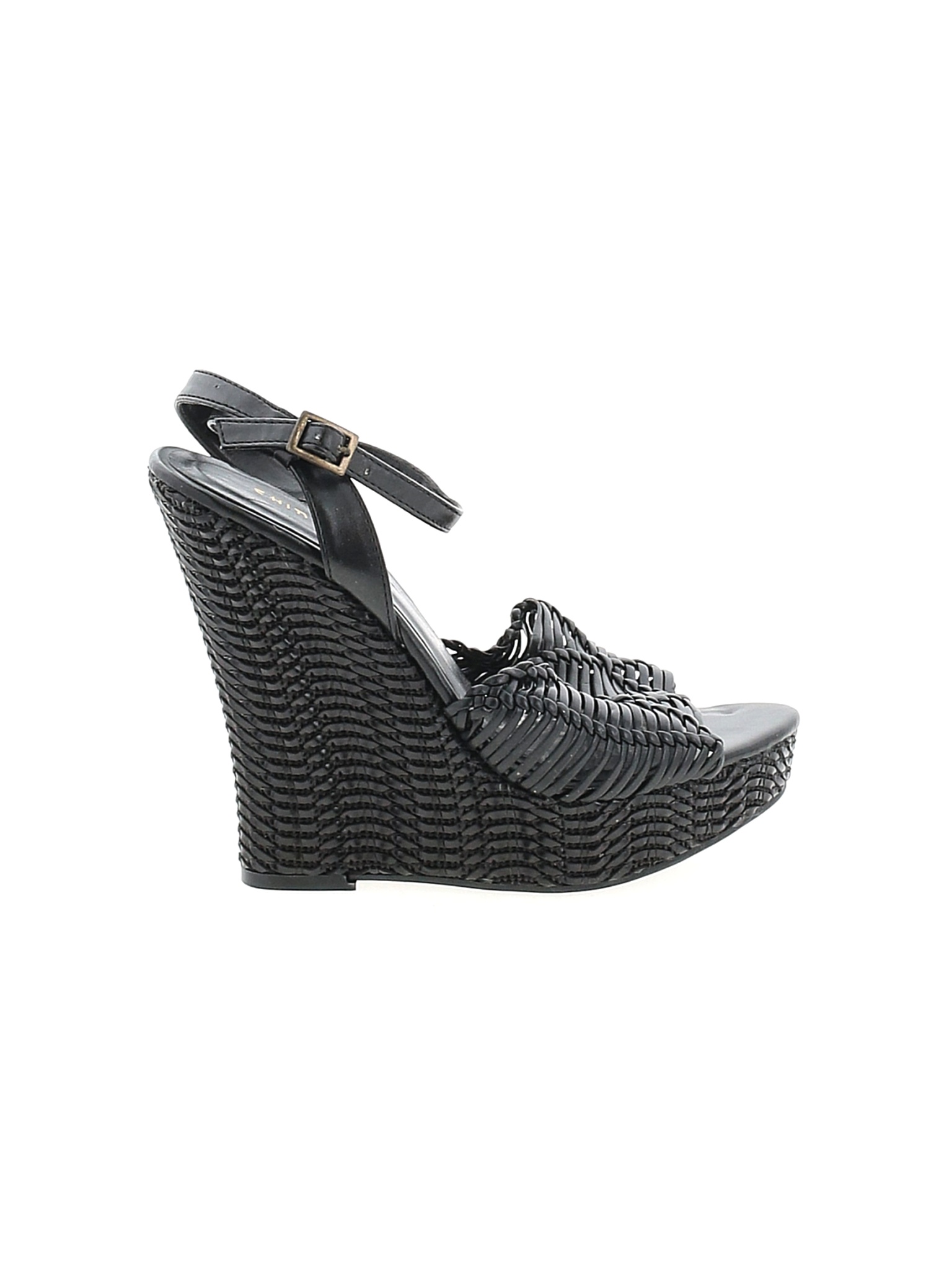 chinese laundry black wedges