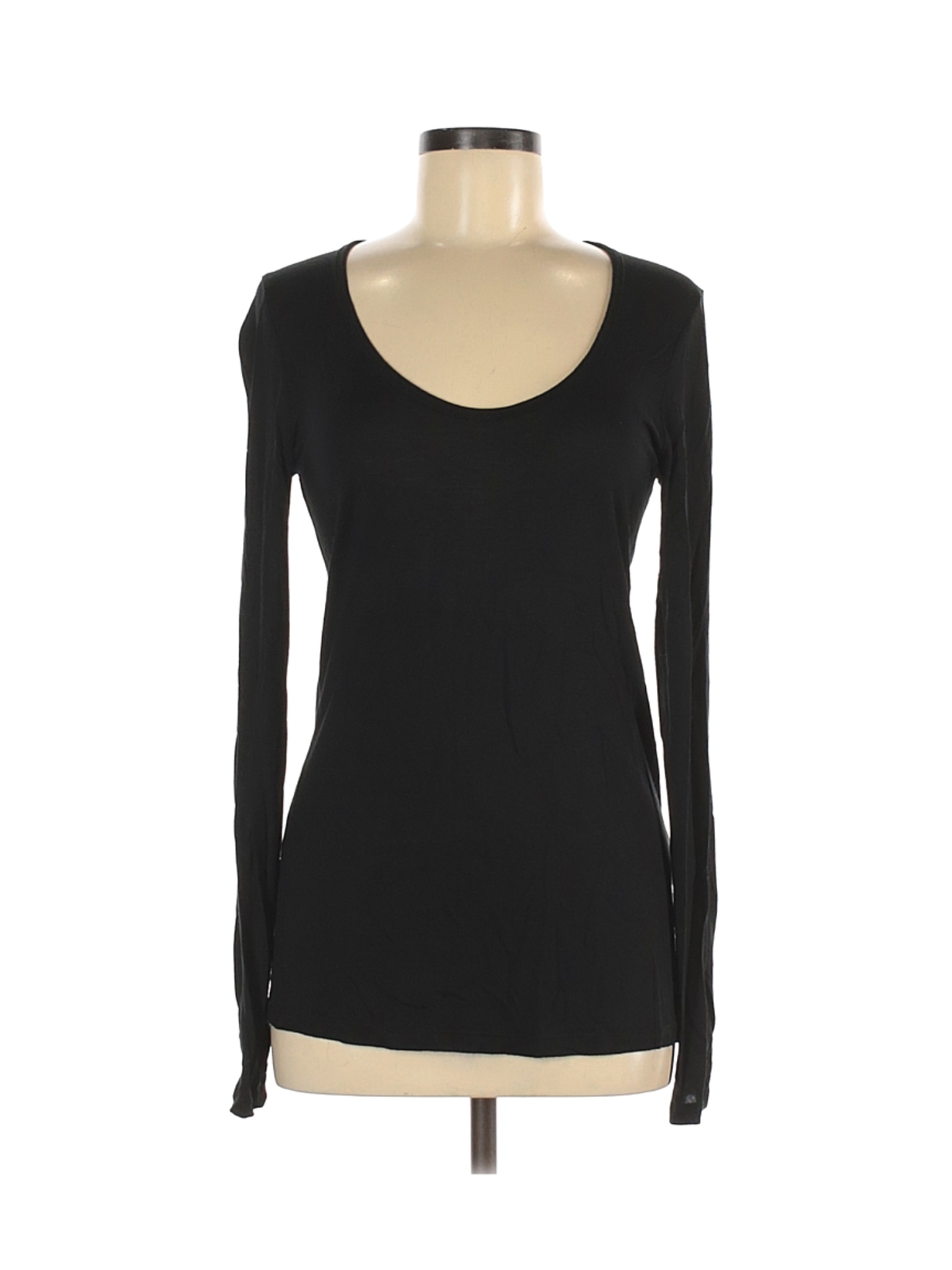 Banana Republic Women Black Long Sleeve T-Shirt M | eBay