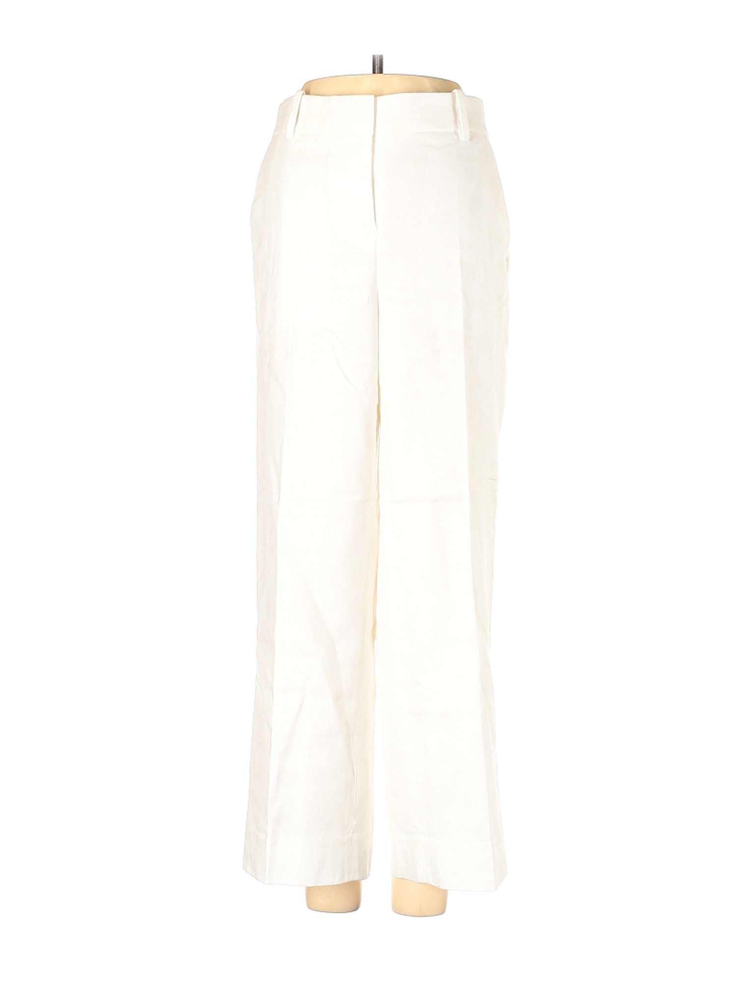 NWT J.Crew Women White Linen Pants 2 | eBay