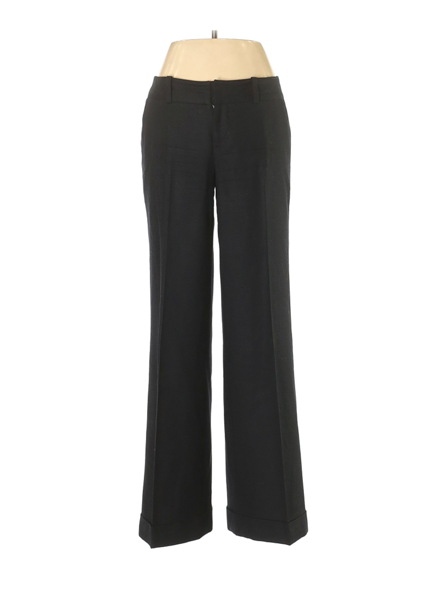 Club Monaco Women Black Wool Pants 2 | eBay