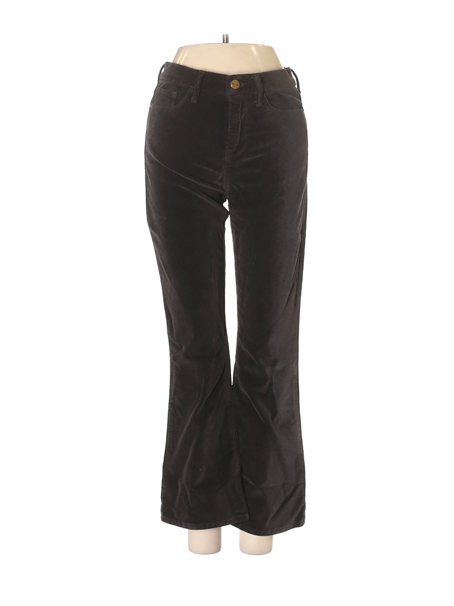 FRAME Denim Women Black Velour Pants 25W | eBay